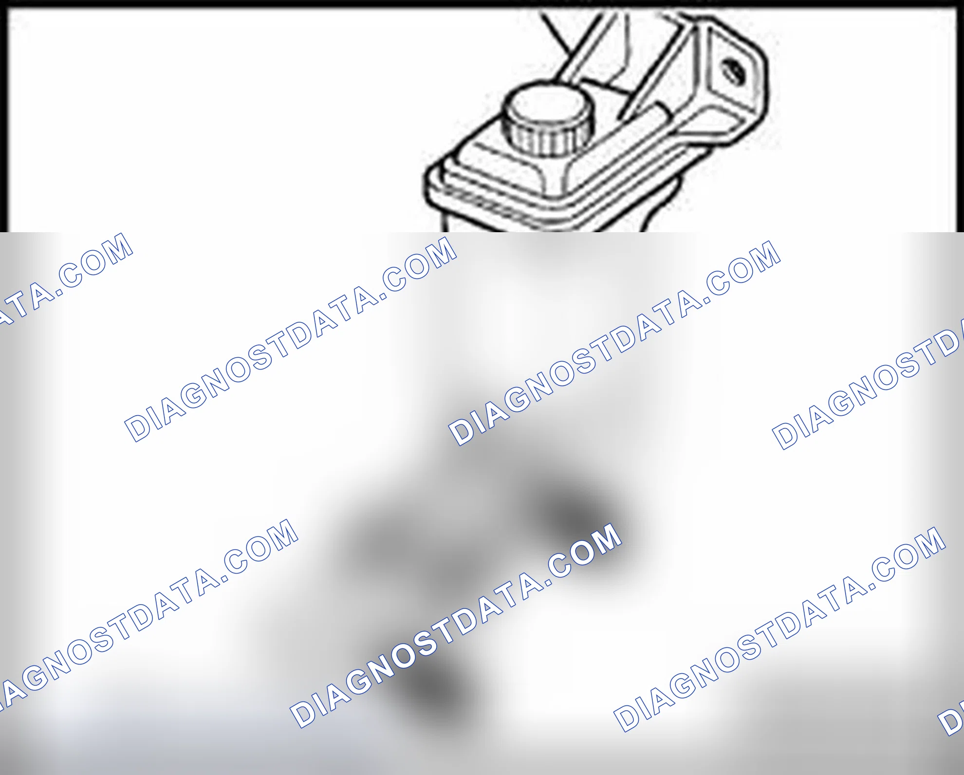 Scheme 367: Intake hose to power steering oil reservoir (applies to all engines), location
