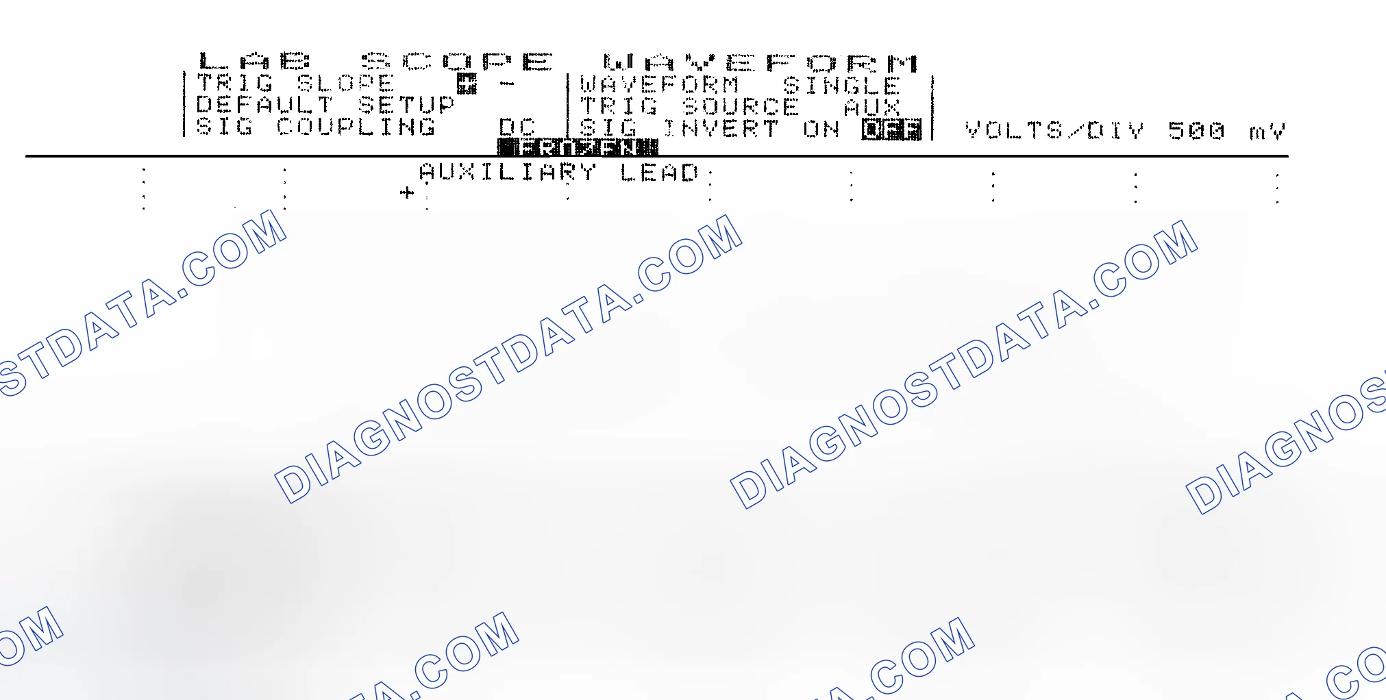 Scheme 14: Single Injector w/Excessive Current Flow - Current Pattern