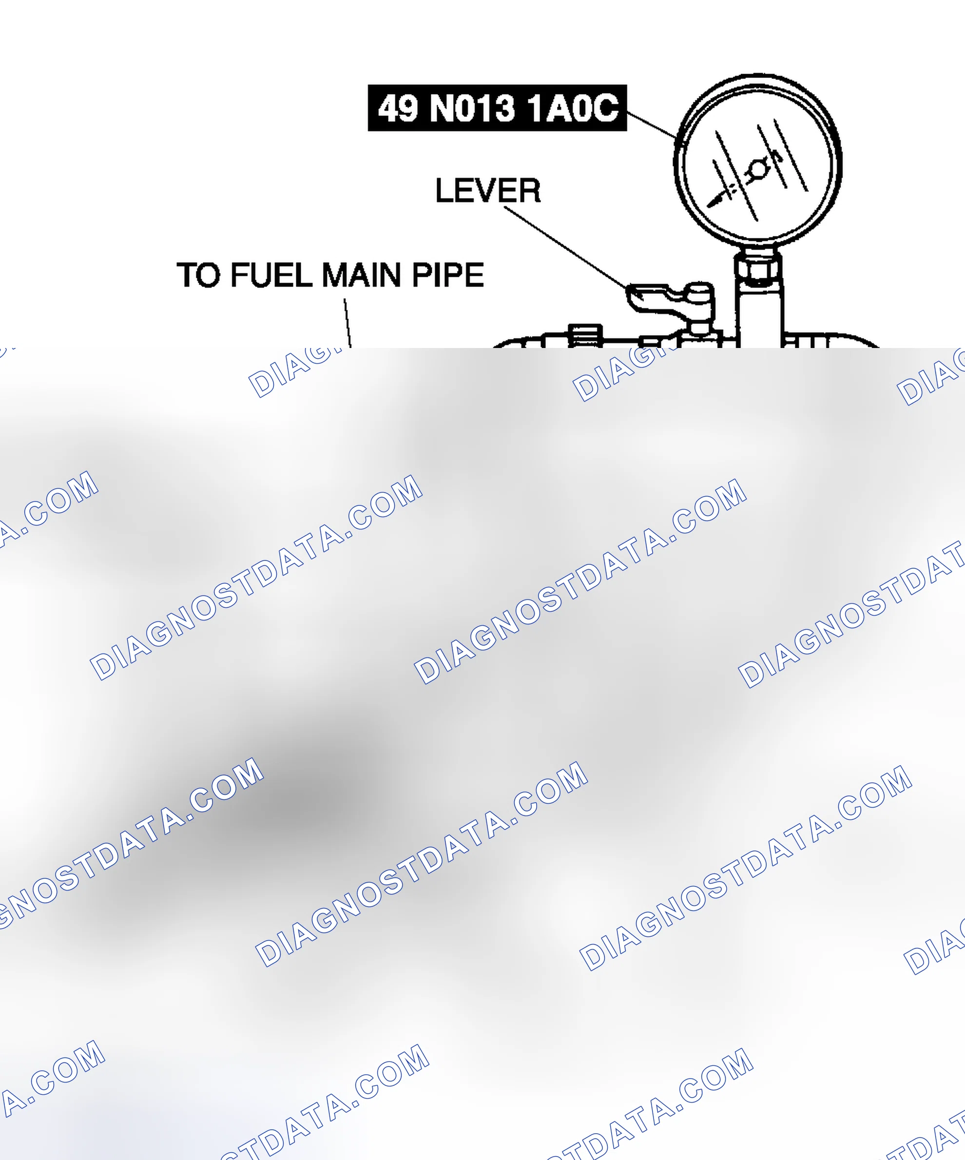 Scheme 1: Fuel Line Pressure Inspection (Protege & Protege5)