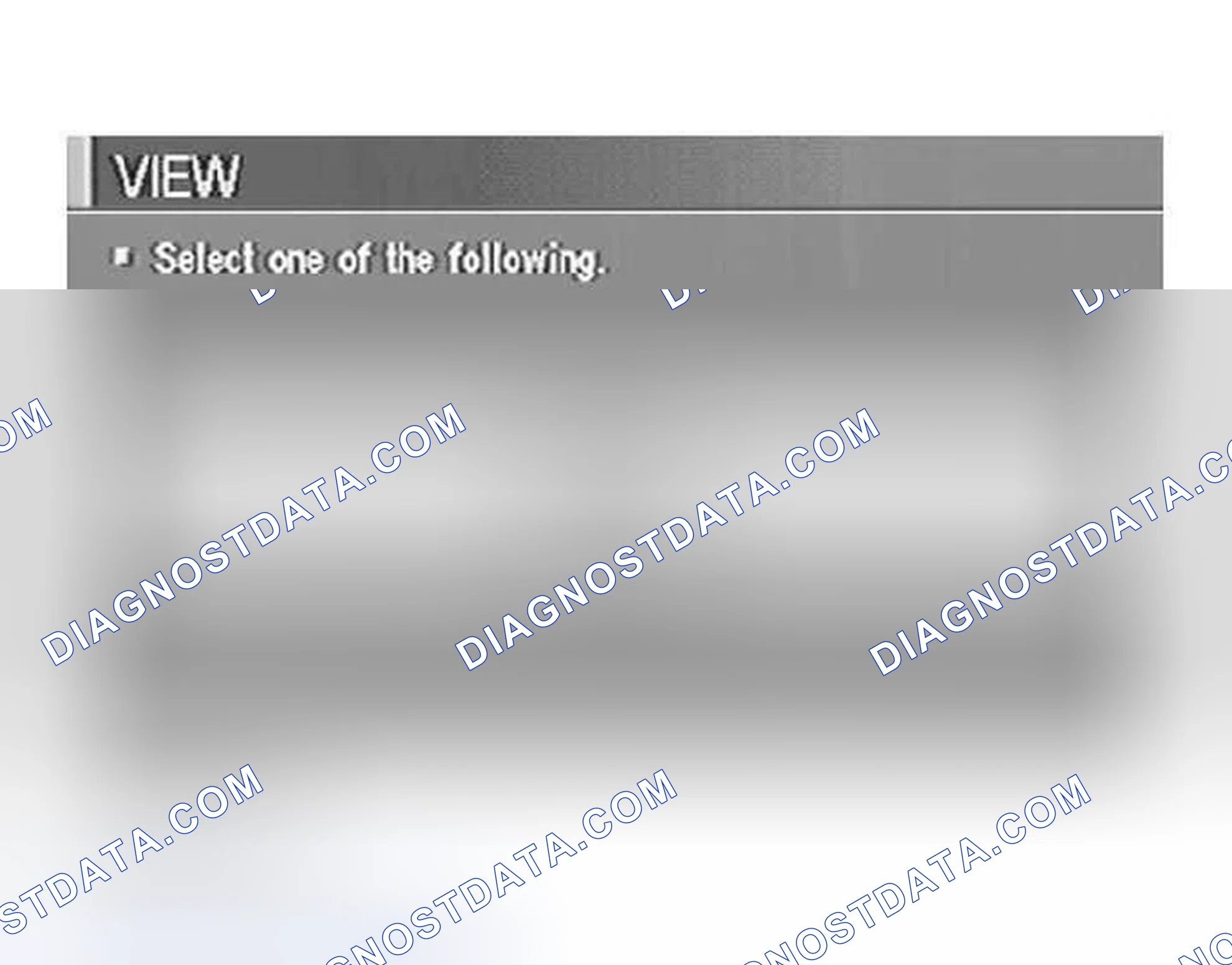 Scheme 204: "VIEW" MODE