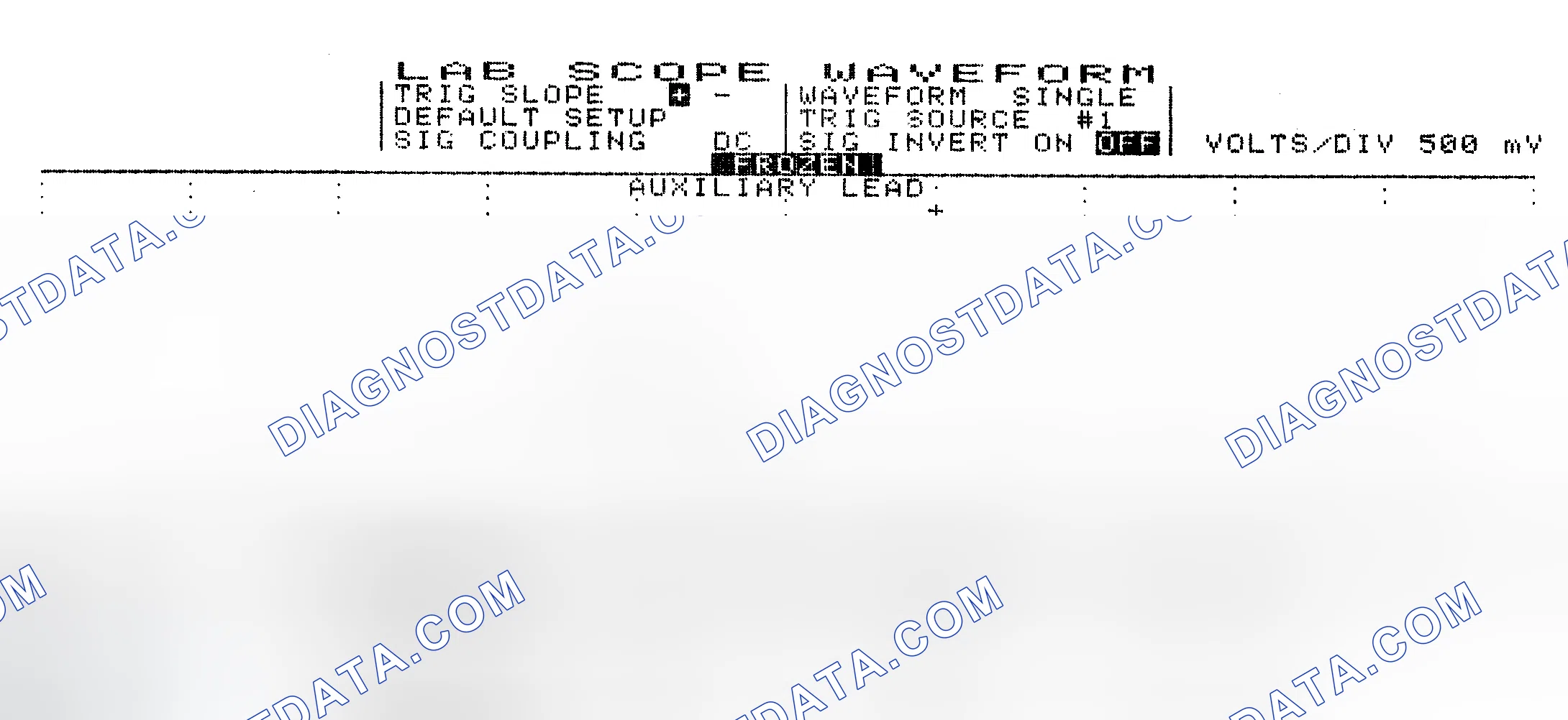 Scheme 10: Single Injector w/Excessive Current Flow - Current Pattern