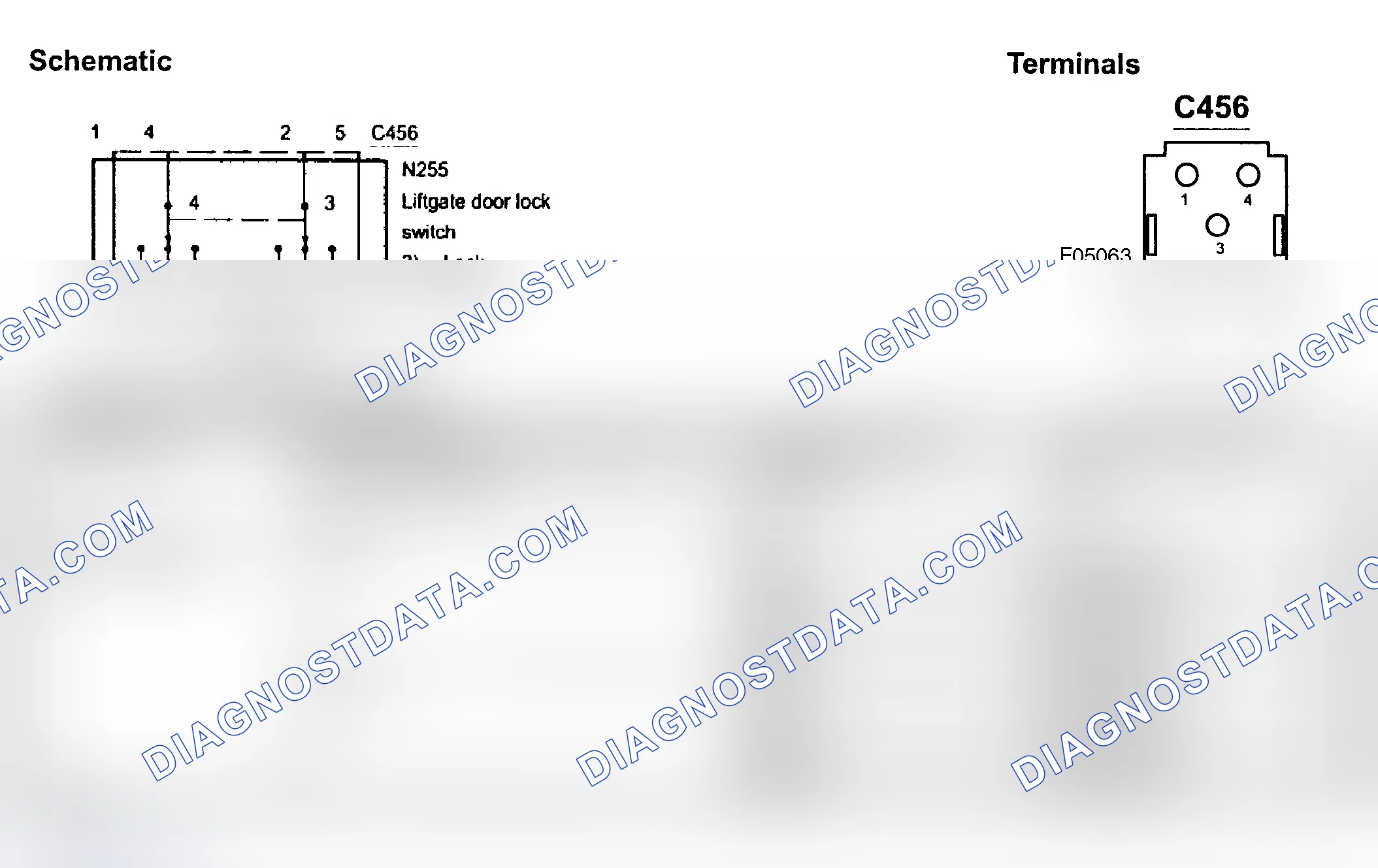 Scheme 21: LIFTGATE DOOR LOCK SWITCH