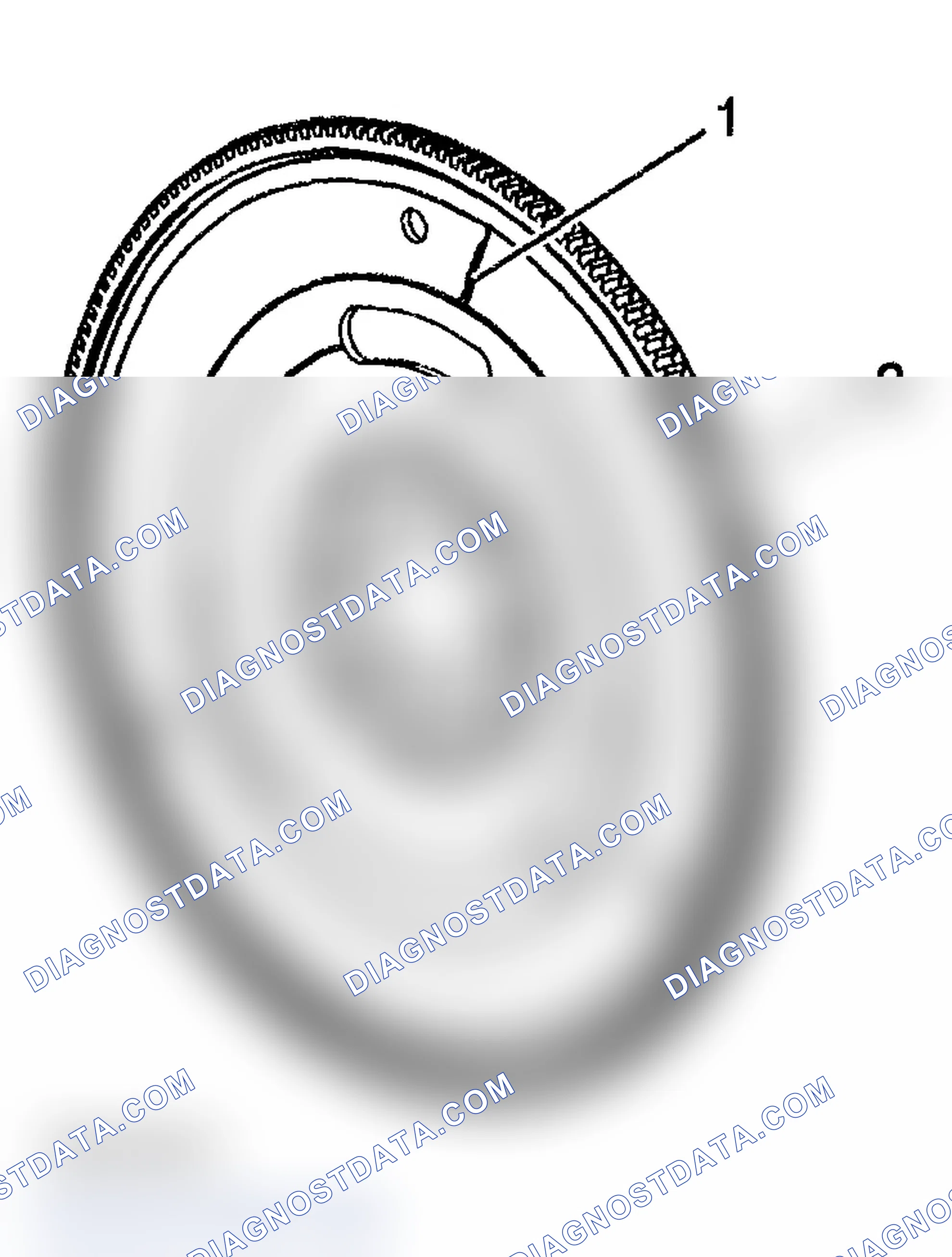 Scheme 858: Engine Flywheel Cleaning and Inspection