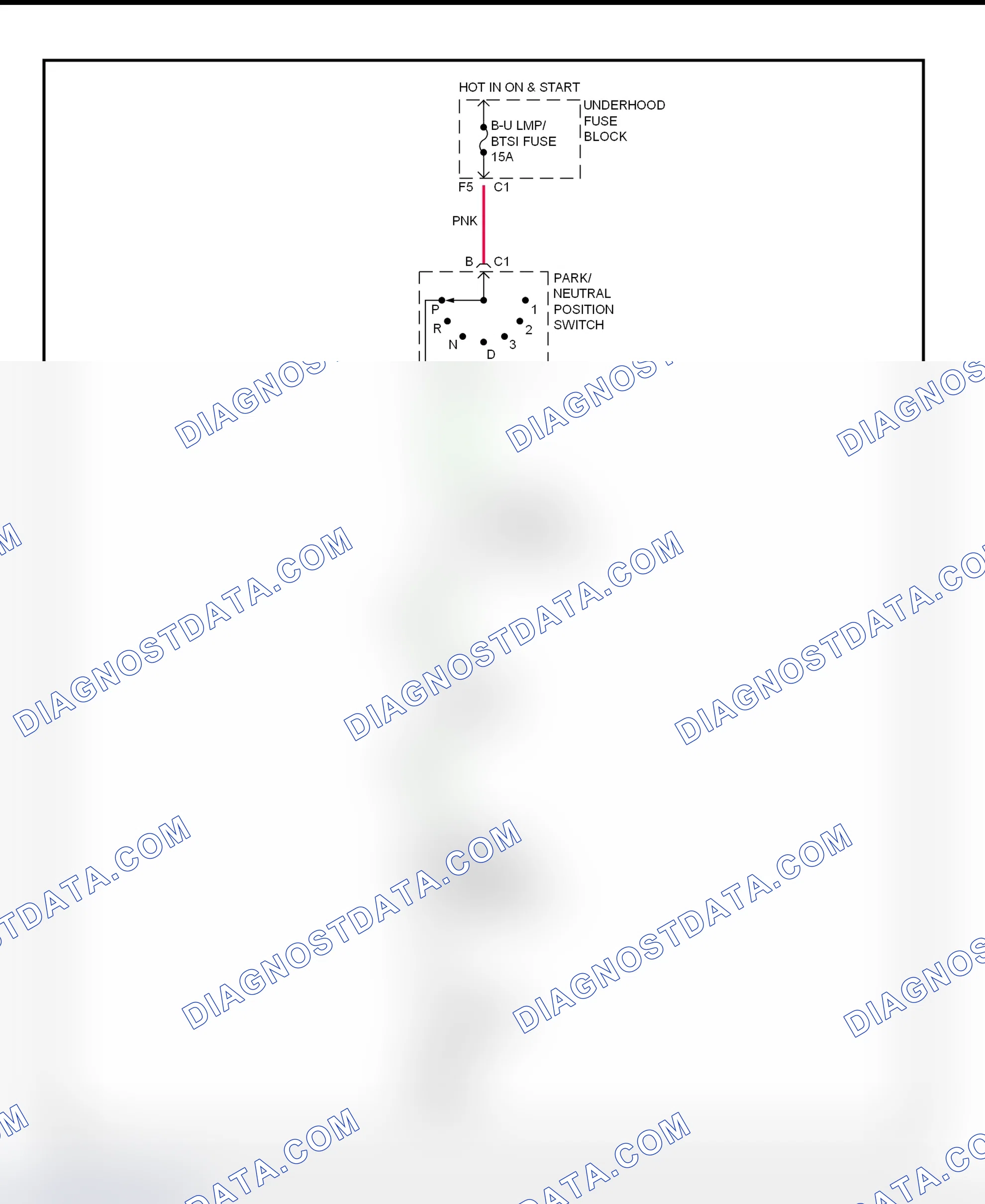 Fig. 30: Shift Interlock System Wiring Diagram (Alero & Grand Am)