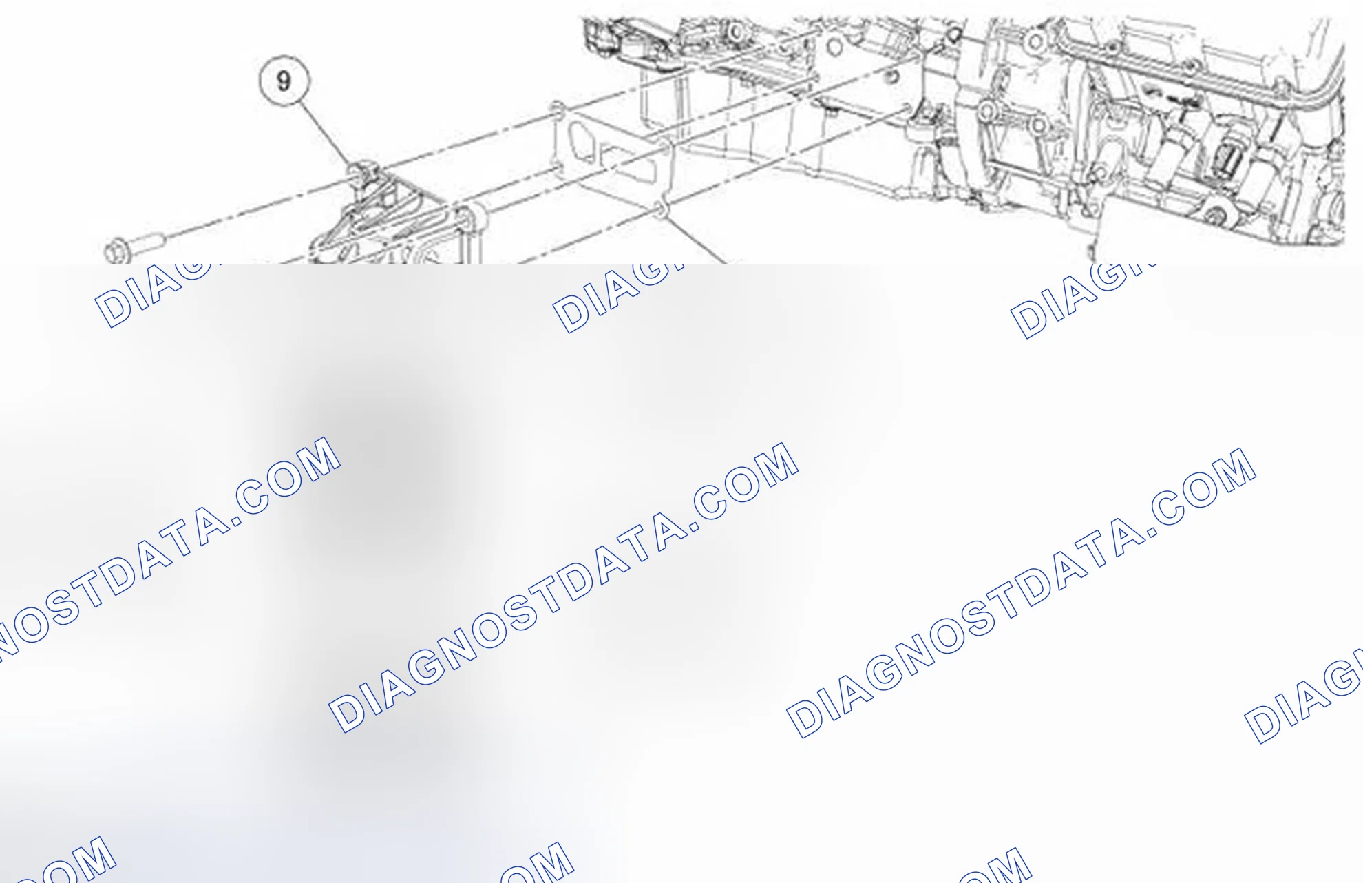 Scheme 672: Engine Lubrication Components - Exploded View