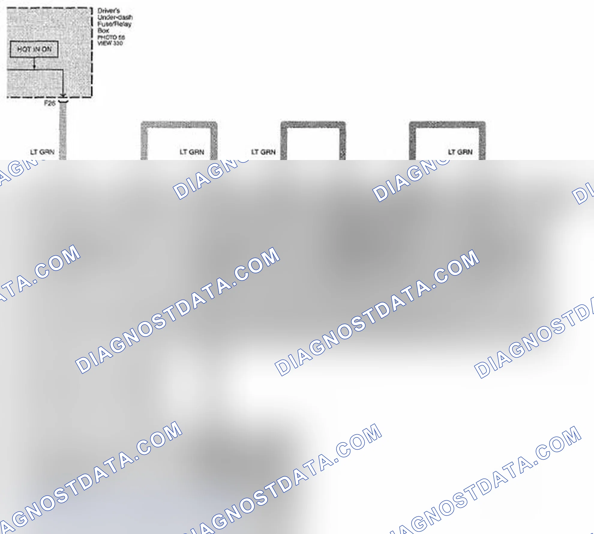 Scheme 109: Power Distribution Circuit Diagram - Without Keyless Access (Page 10-26)