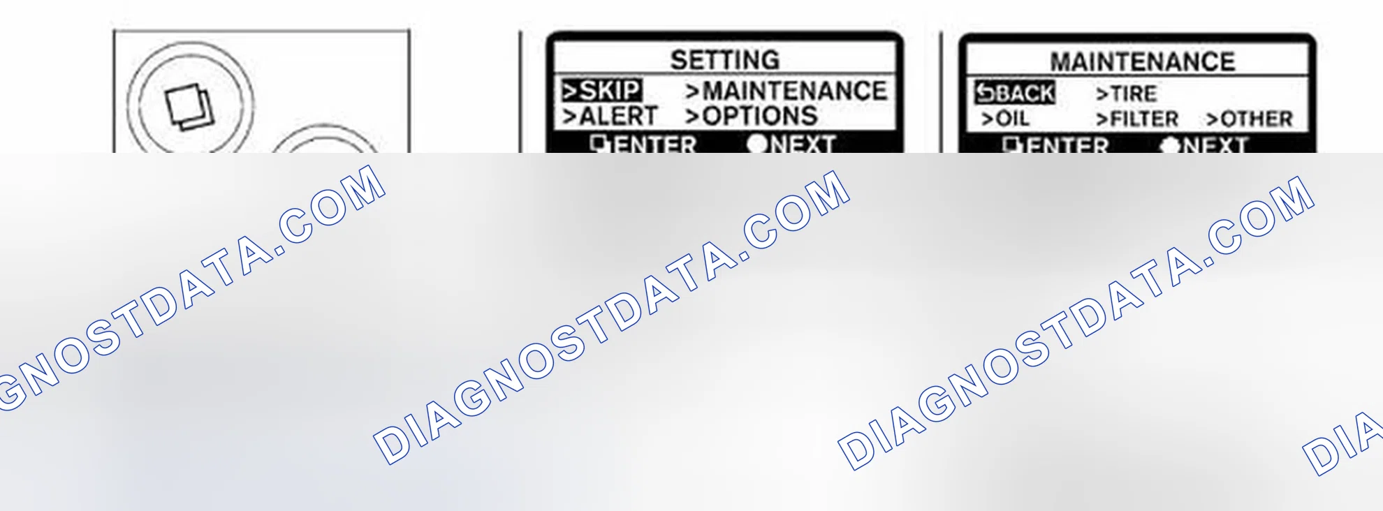 Scheme 15: MAINTENANCE REMINDER DISPLAY RESET - PROCEDURE 11