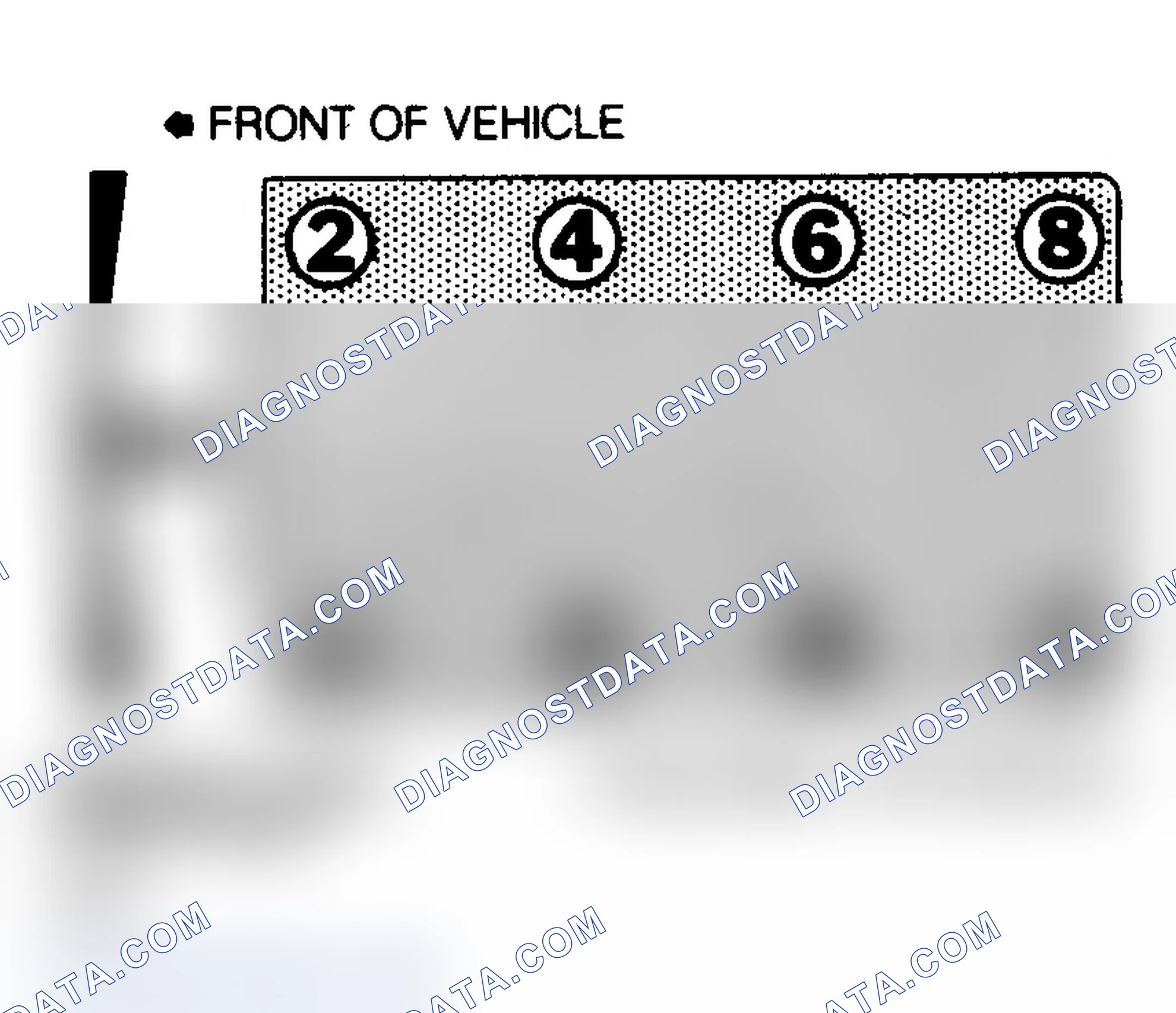 Scheme 7: Firing Order (6.2L & 6.5L Diesel)