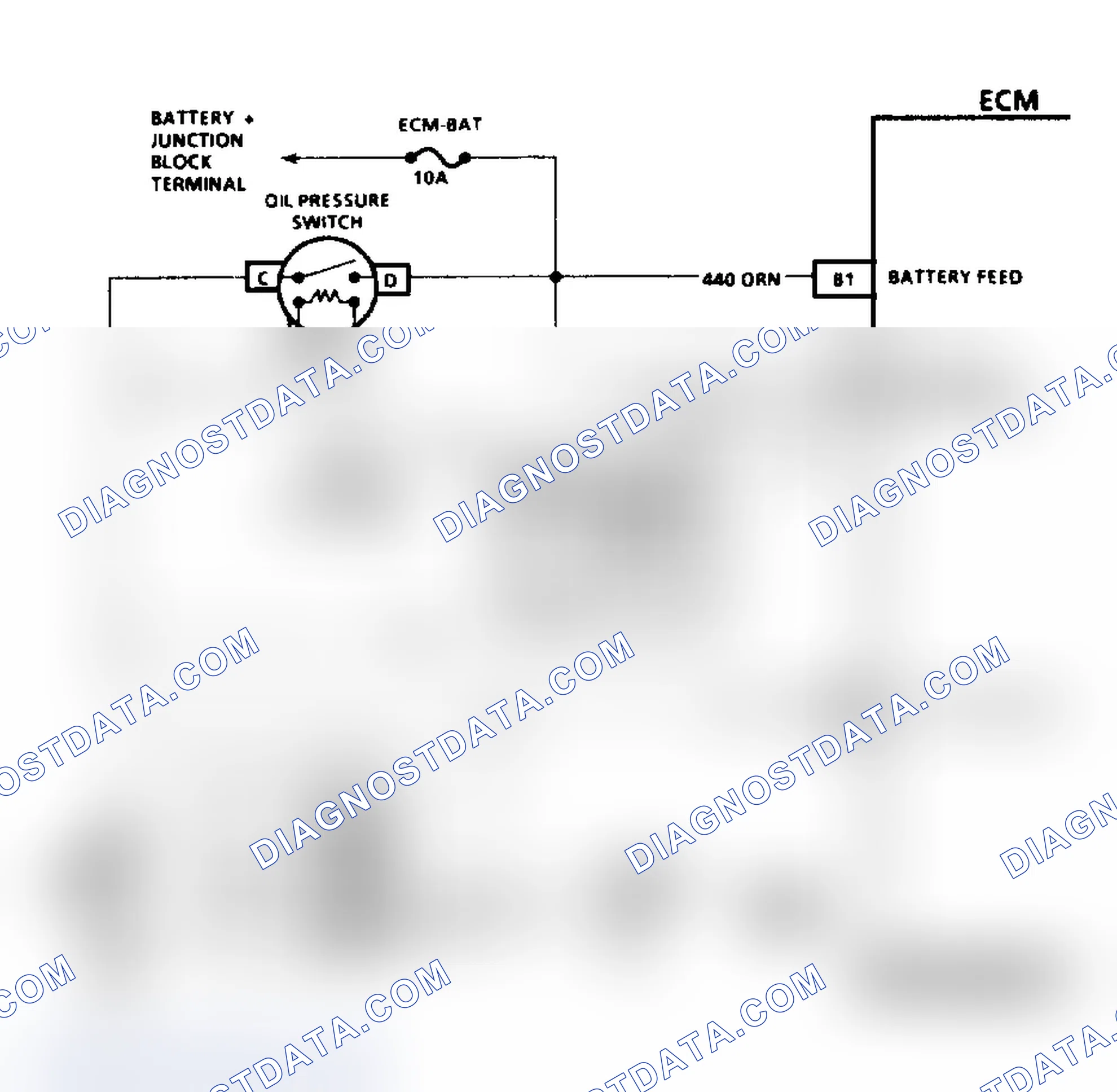 Scheme 95: Code 54 Schematic ("P" Series M/T) Fuel Pump Circuit