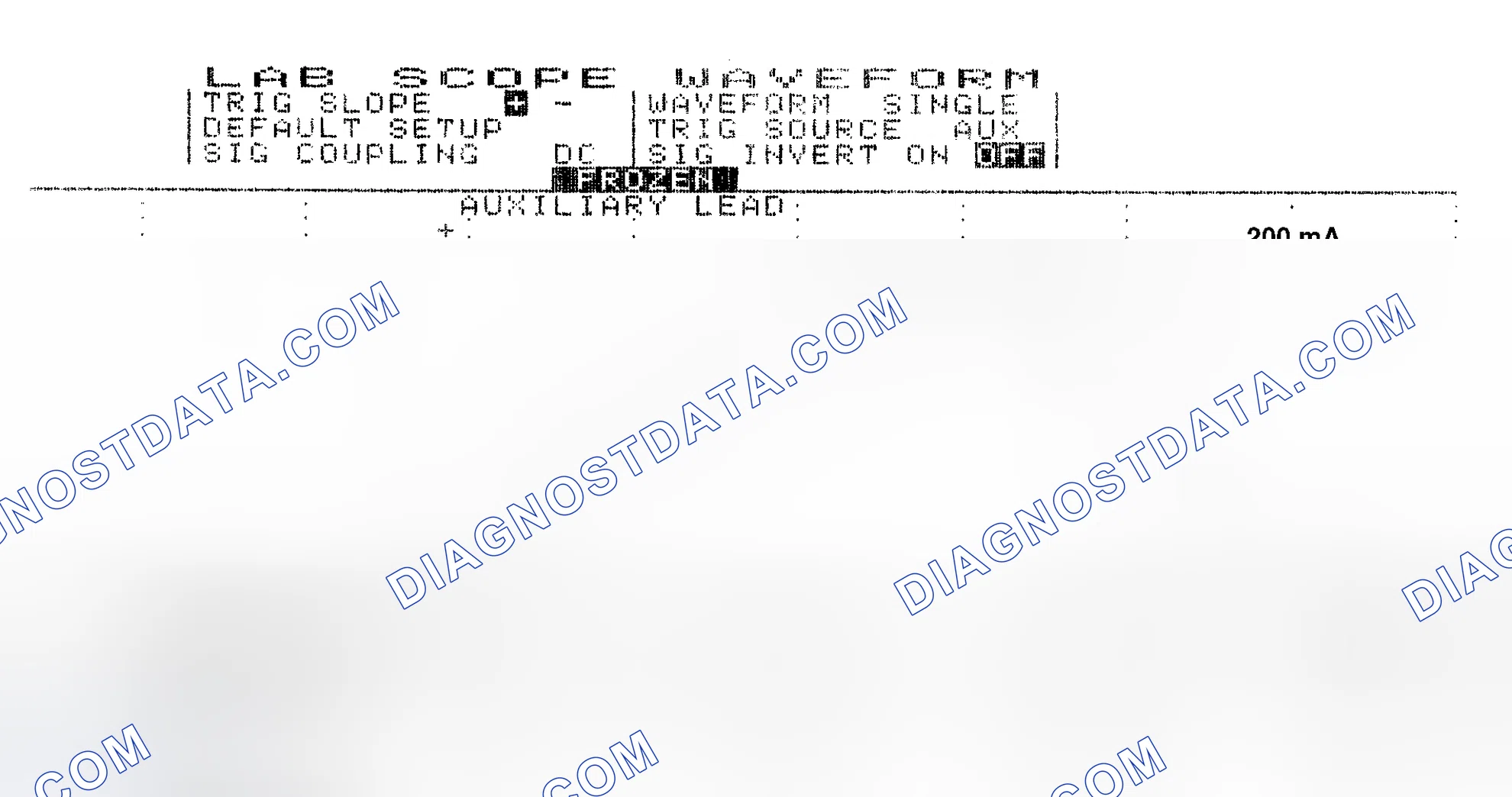 Scheme 13: Single Injector w/Normal Current Flow - Current Pattern