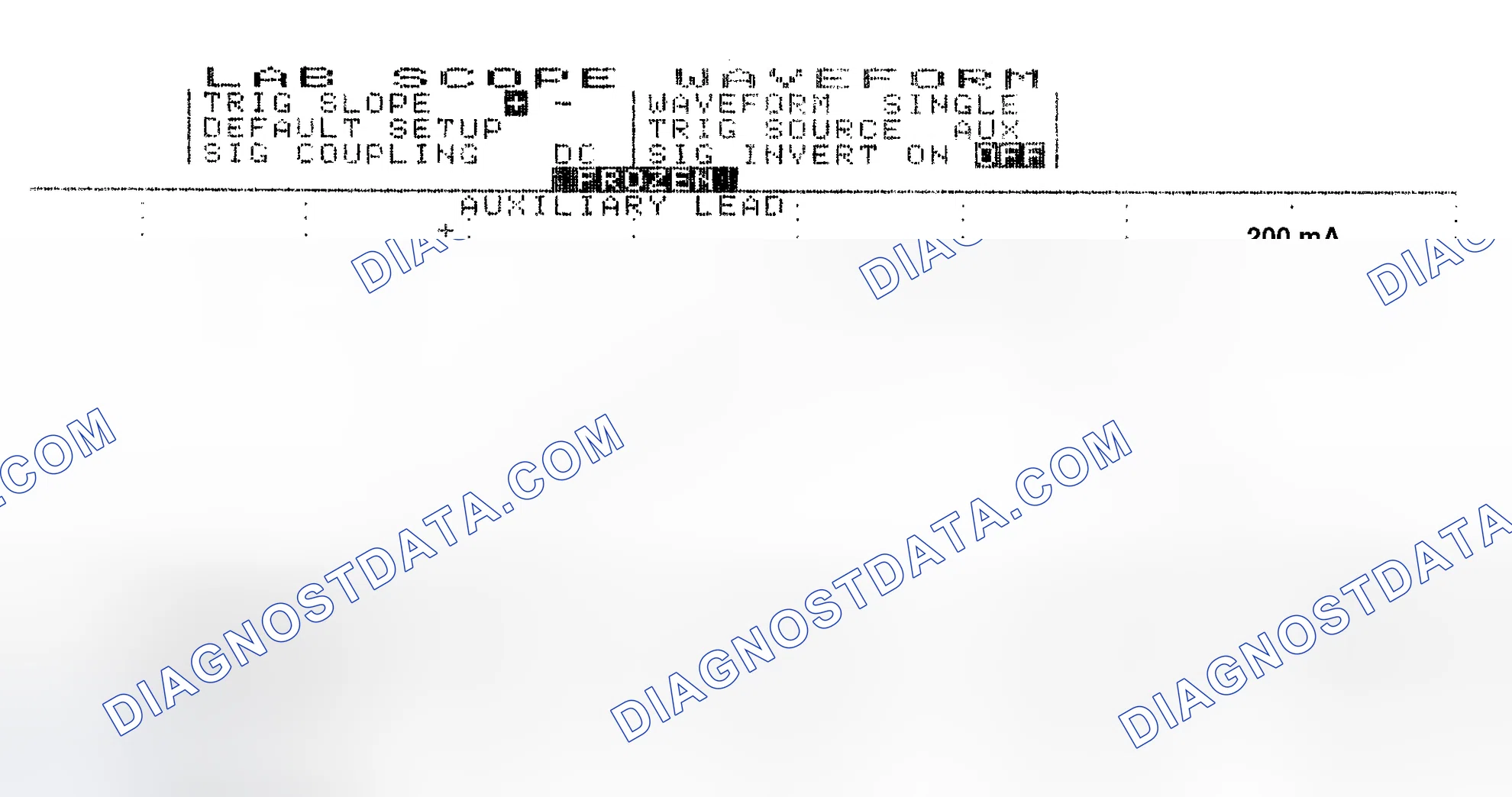 Scheme 13: Single Injector w/Normal Current Flow - Current Pattern