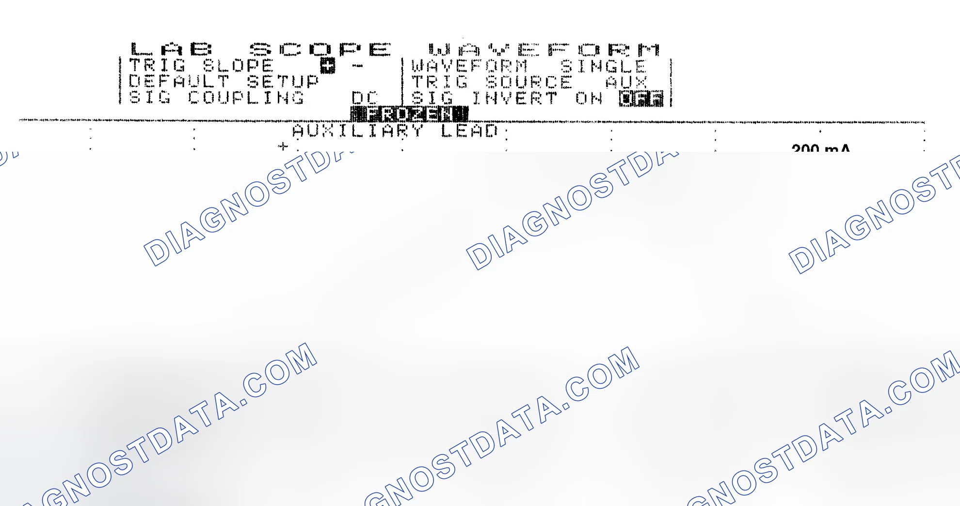 Scheme 13: Single Injector w/Normal Current Flow - Current Pattern