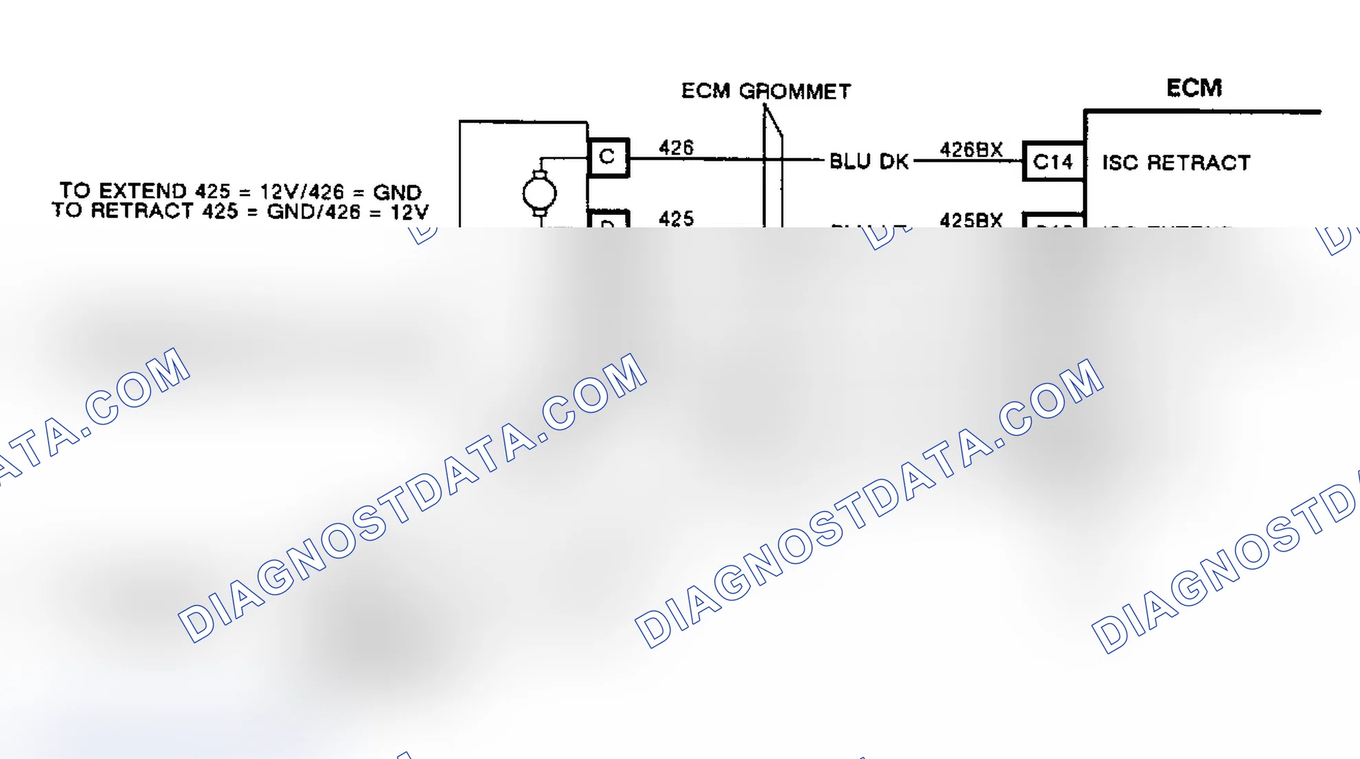 Scheme 240: Schematic, Code EO27, Open Throttle Switch Circuit