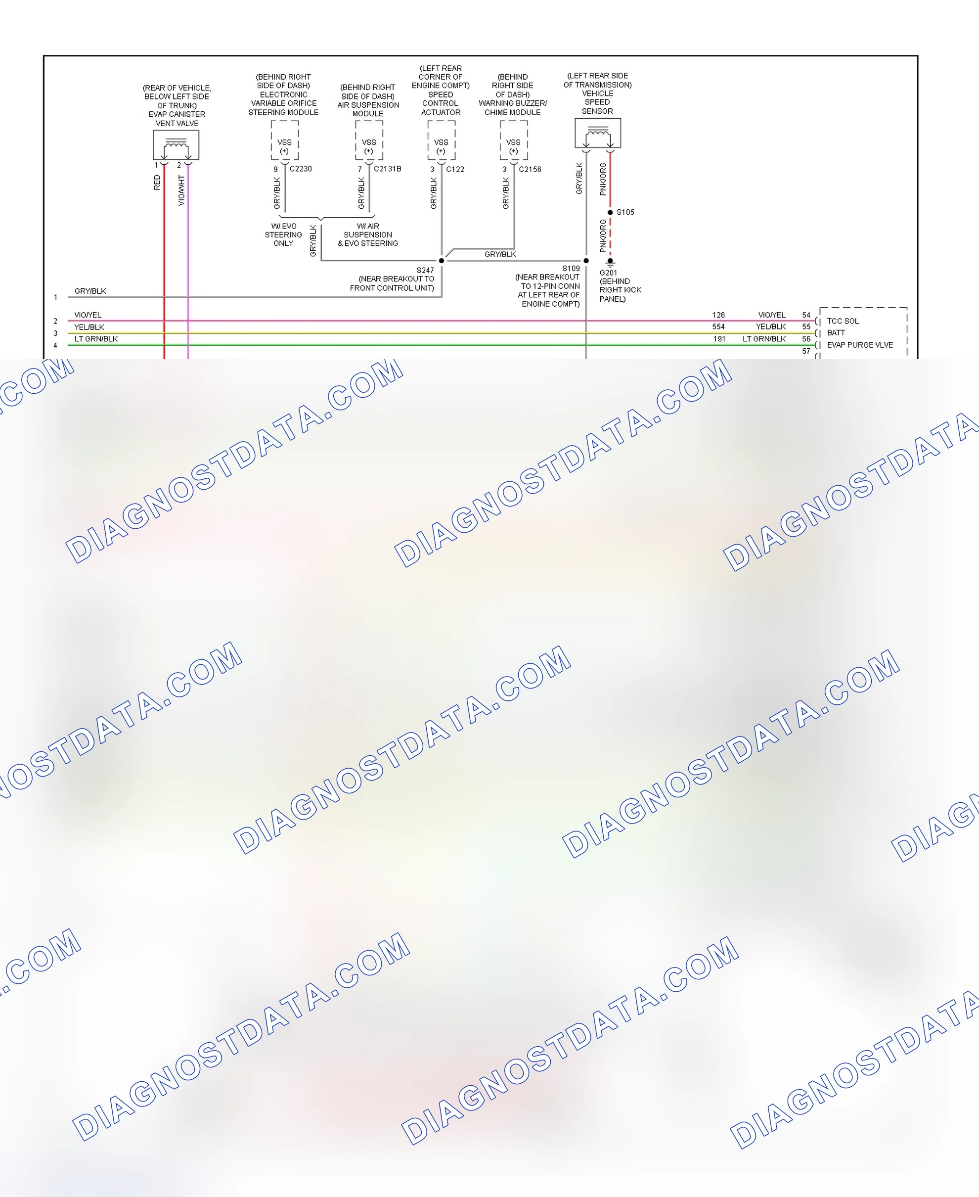 Scheme 23: PCM Wiring Diagram (Crown Victoria & Grand Marquis - 4.6L Gasoline - 4 Of 4)