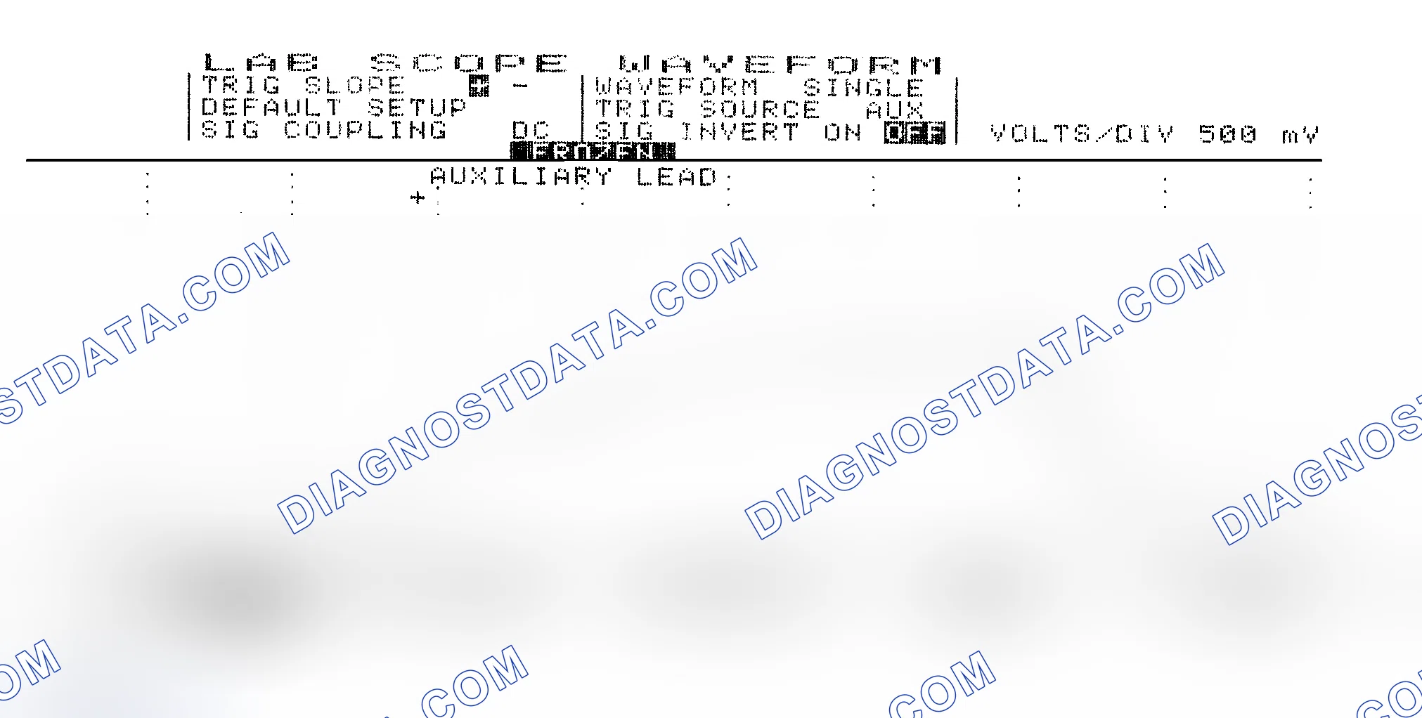 Scheme 14: Single Injector w/Excessive Current Flow - Current Pattern