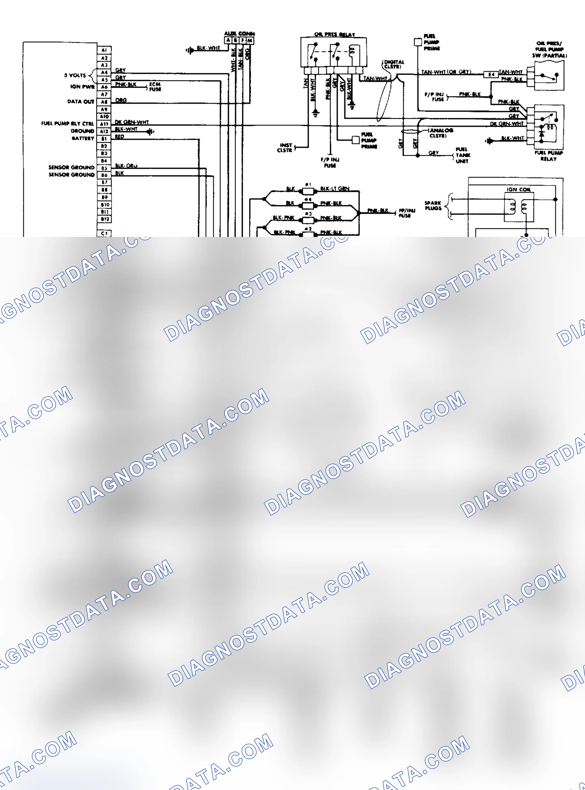 Scheme 15: 1988 Skylark 2.3L Fuel Injection Wiring Diagram