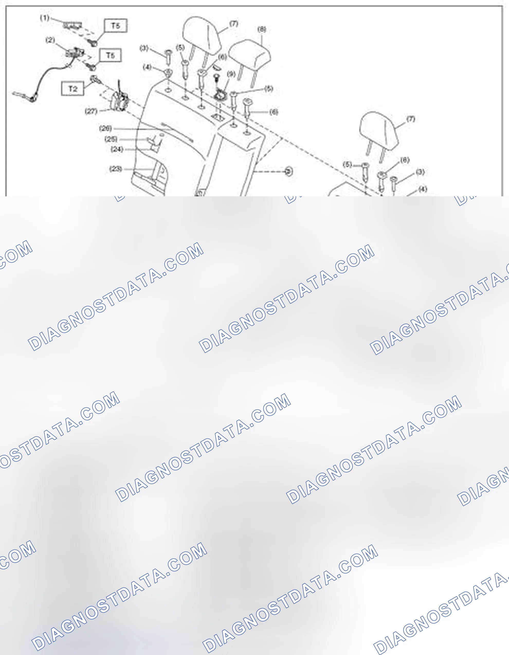 Scheme 19: REAR SEAT