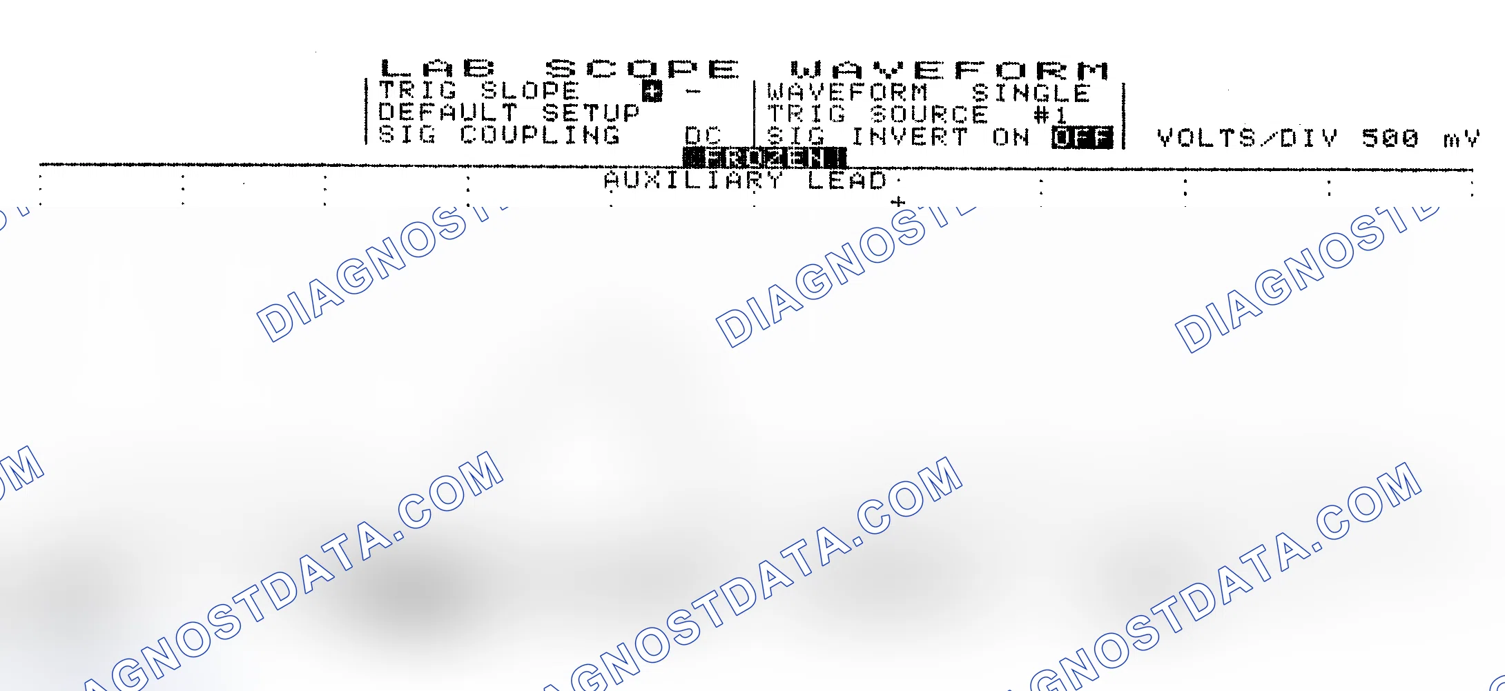 Scheme 10: Single Injector w/Excessive Current Flow - Current Pattern