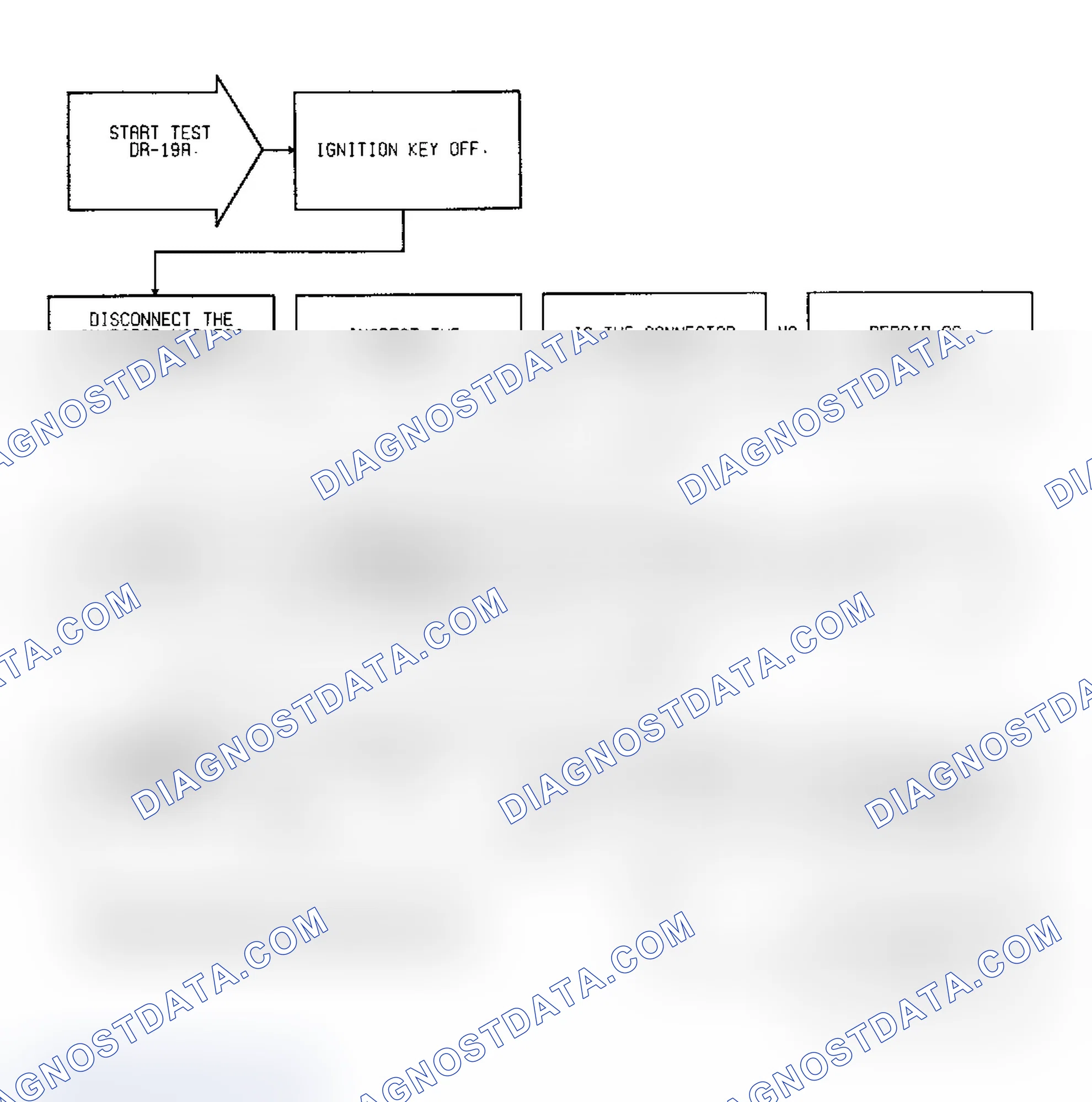 Scheme 634: Test DR-19B Code 27, (1 of 3) Injector No. 3 Control Circuit