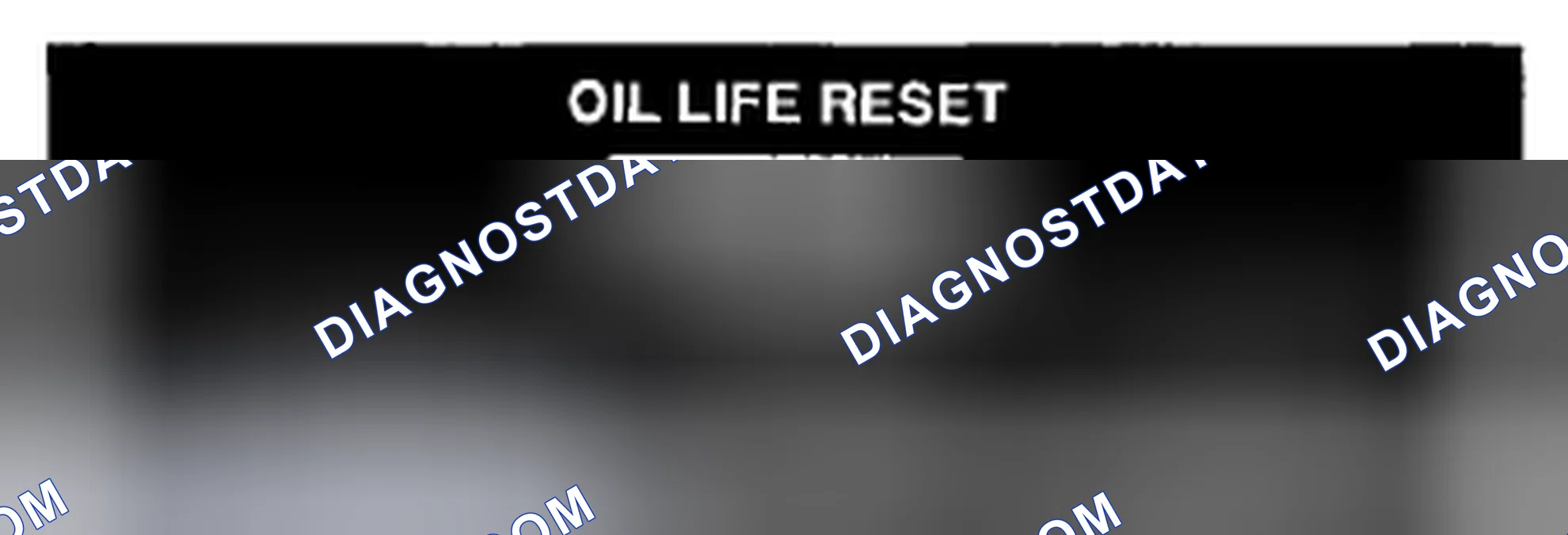 Scheme 18: Resetting the Maintenance-Information Display