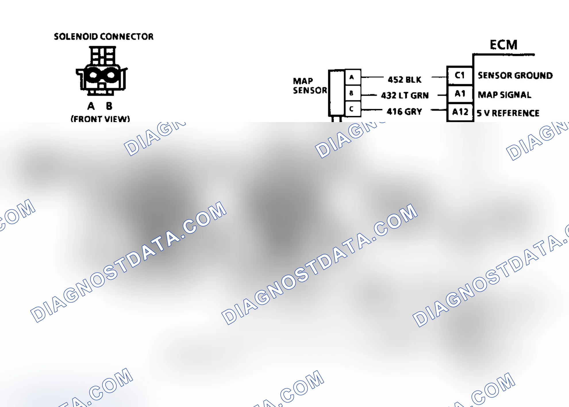 Scheme 45: Code 31: Circuit Diagram MAP Sensor Signal Voltage Low