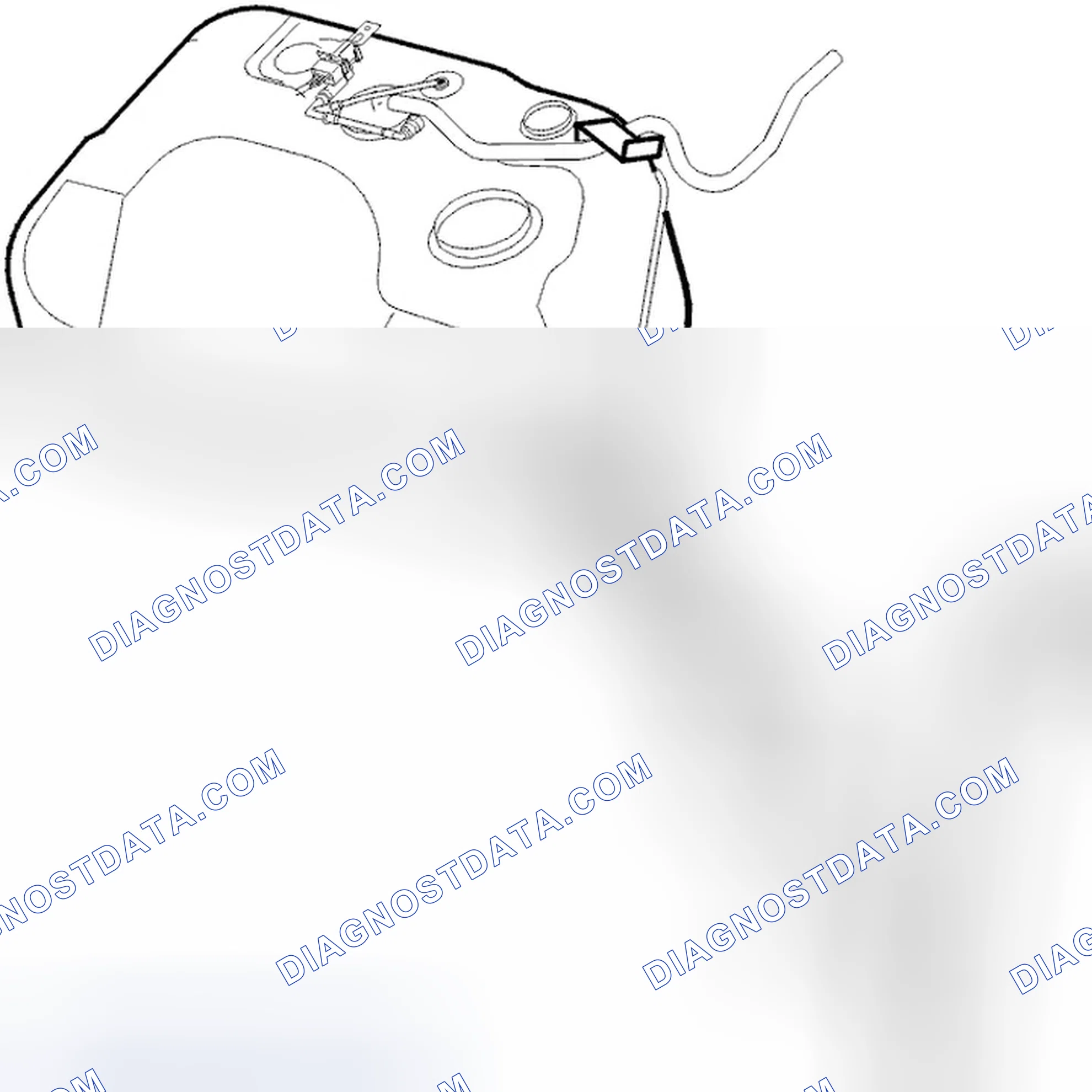 Scheme 483: Removing the fuel filler pipe