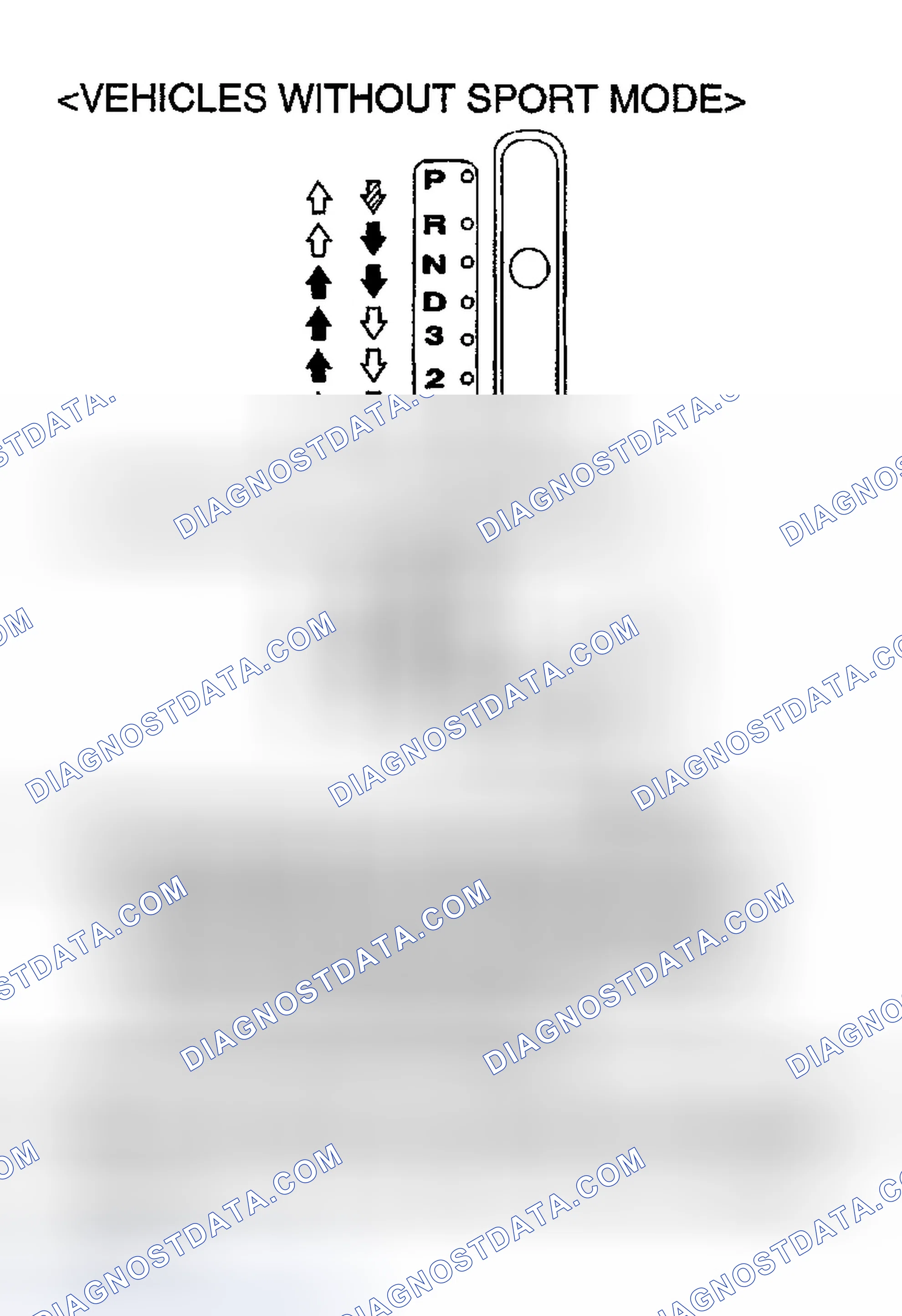 Scheme 336: SELECTOR LEVER OPERATION CHECK
