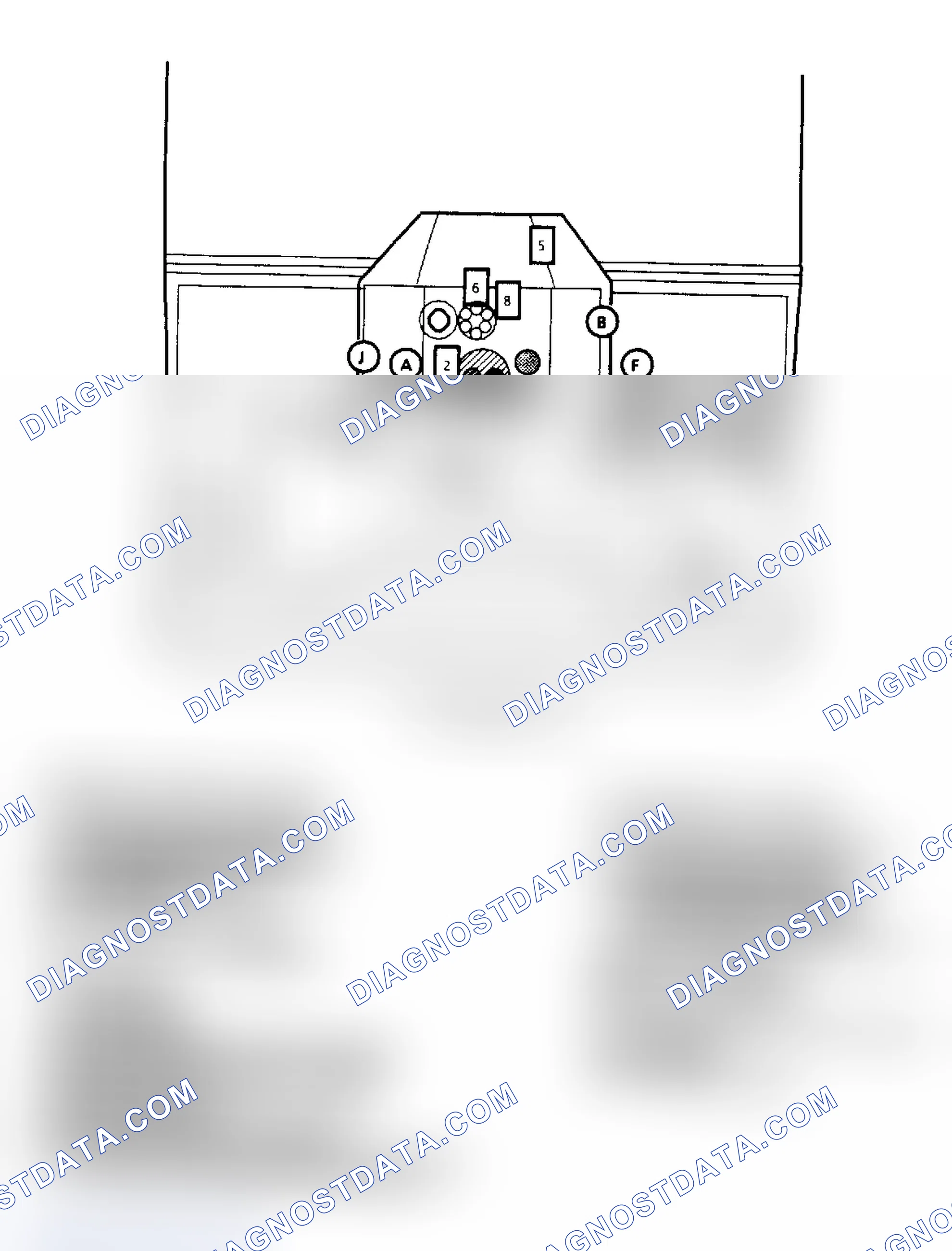 Scheme 152: Component Locations for "P" Series 5.7L