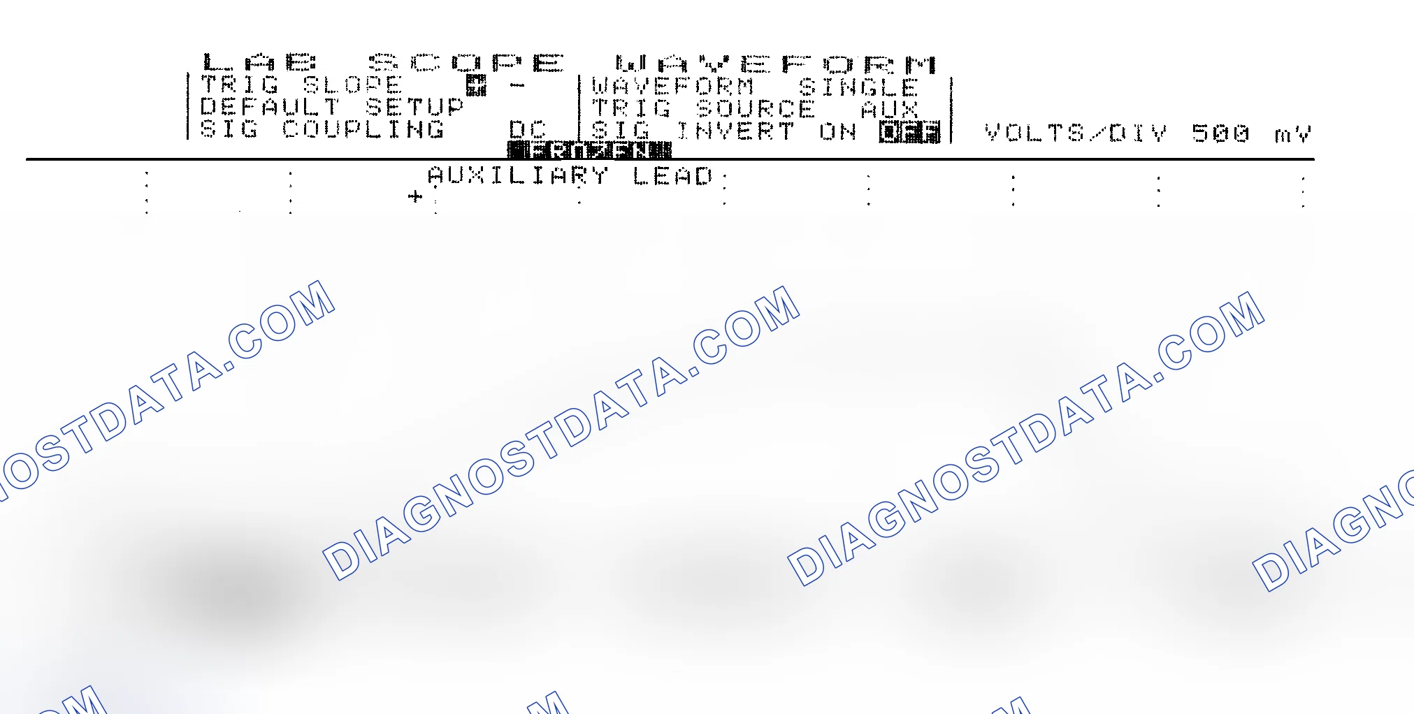 Scheme 14: Single Injector w/Excessive Current Flow - Current Pattern