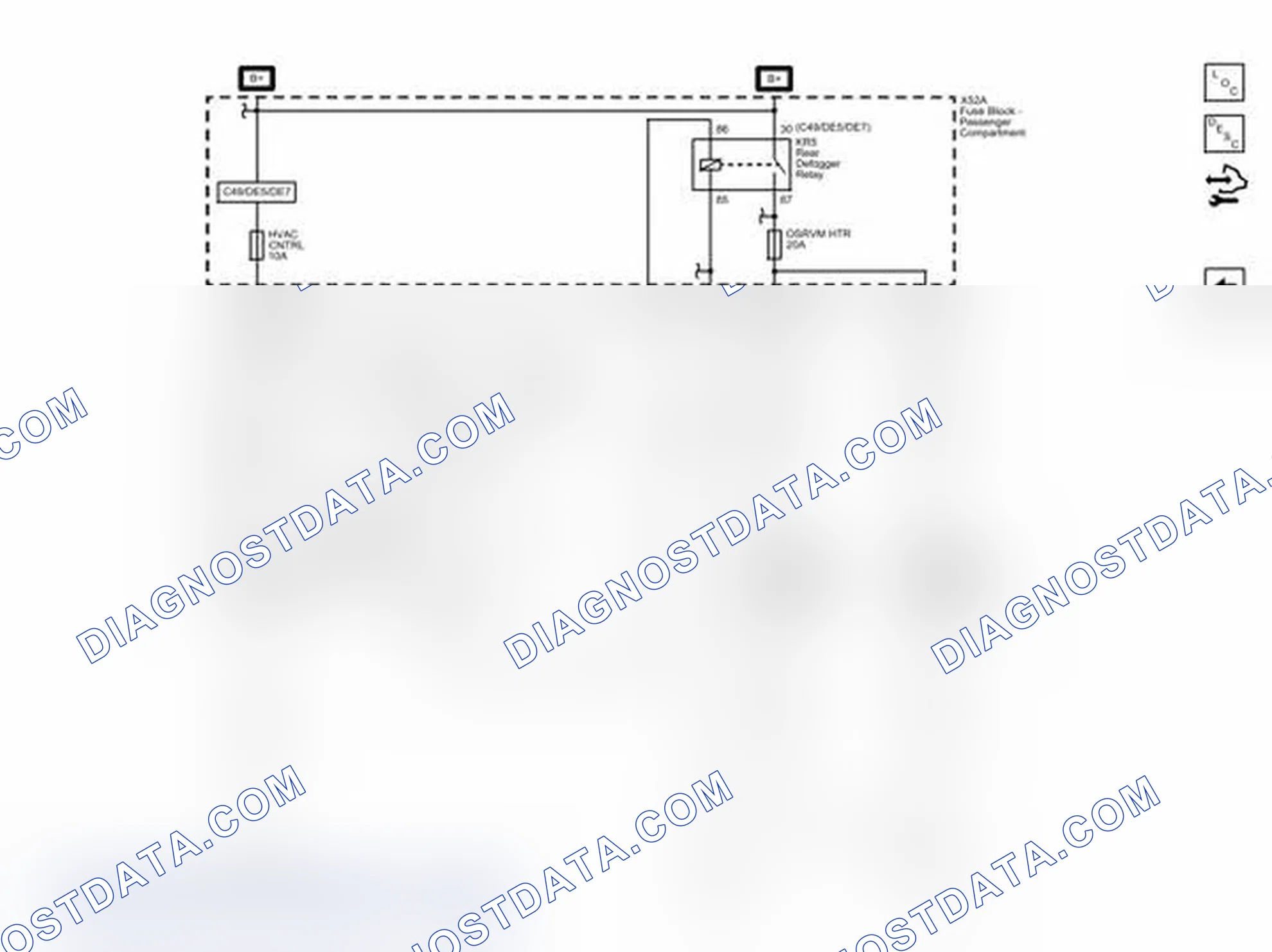 Scheme 2: Heated Mirrors Wiring Schematics