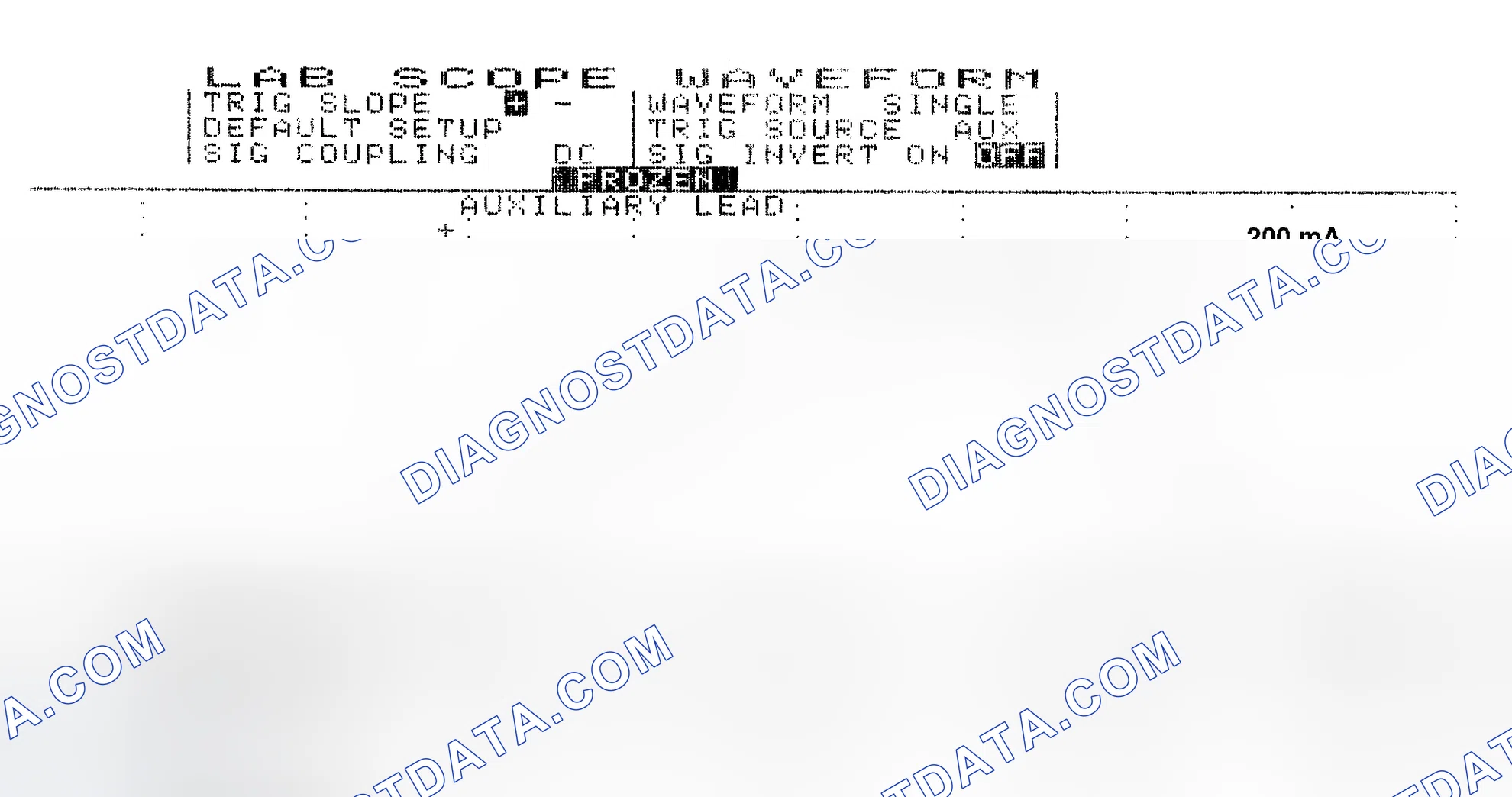 Scheme 13: Single Injector w/Normal Current Flow - Current Pattern