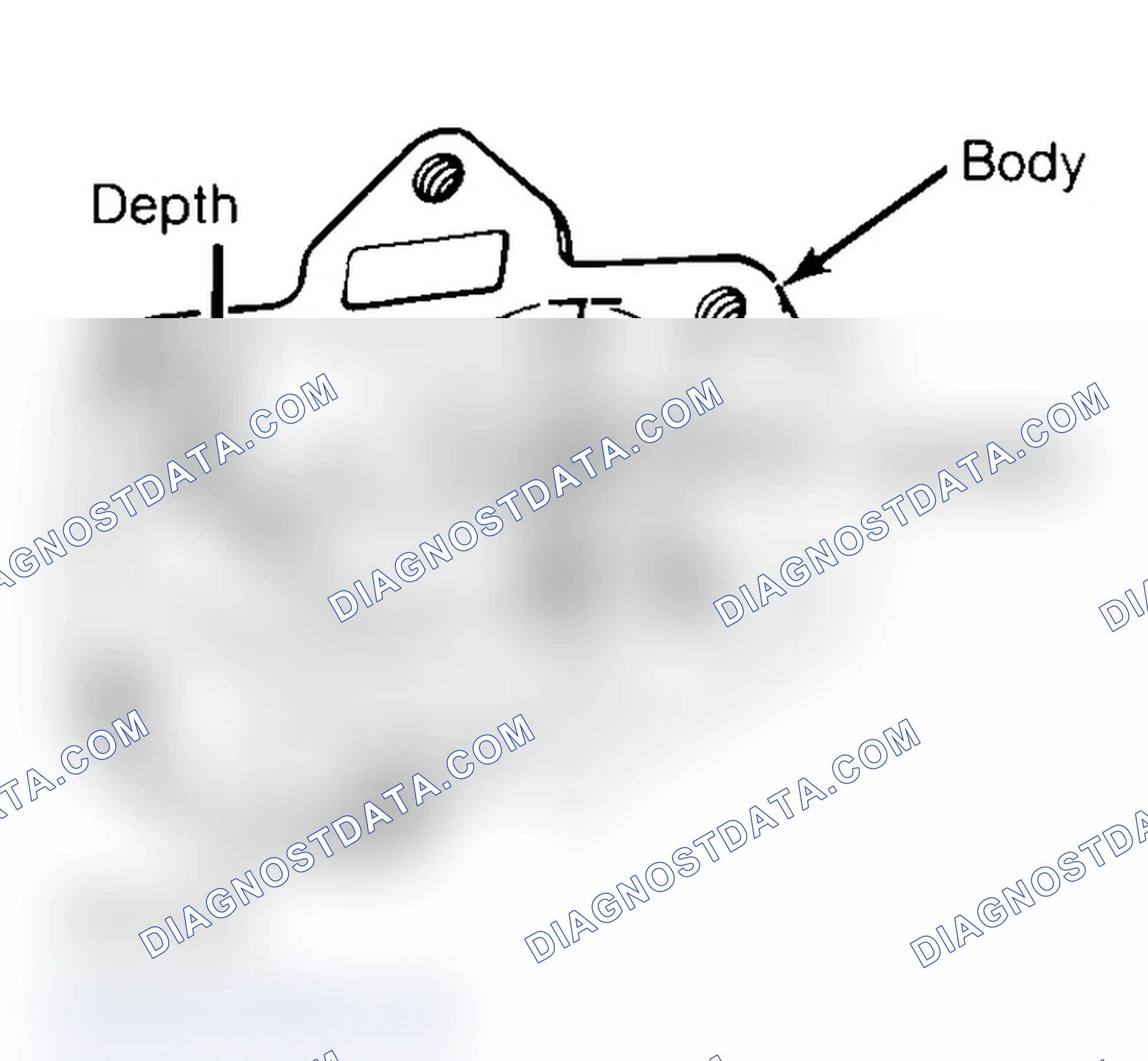 Scheme 35: Measuring Oil Pump Gear Cavity