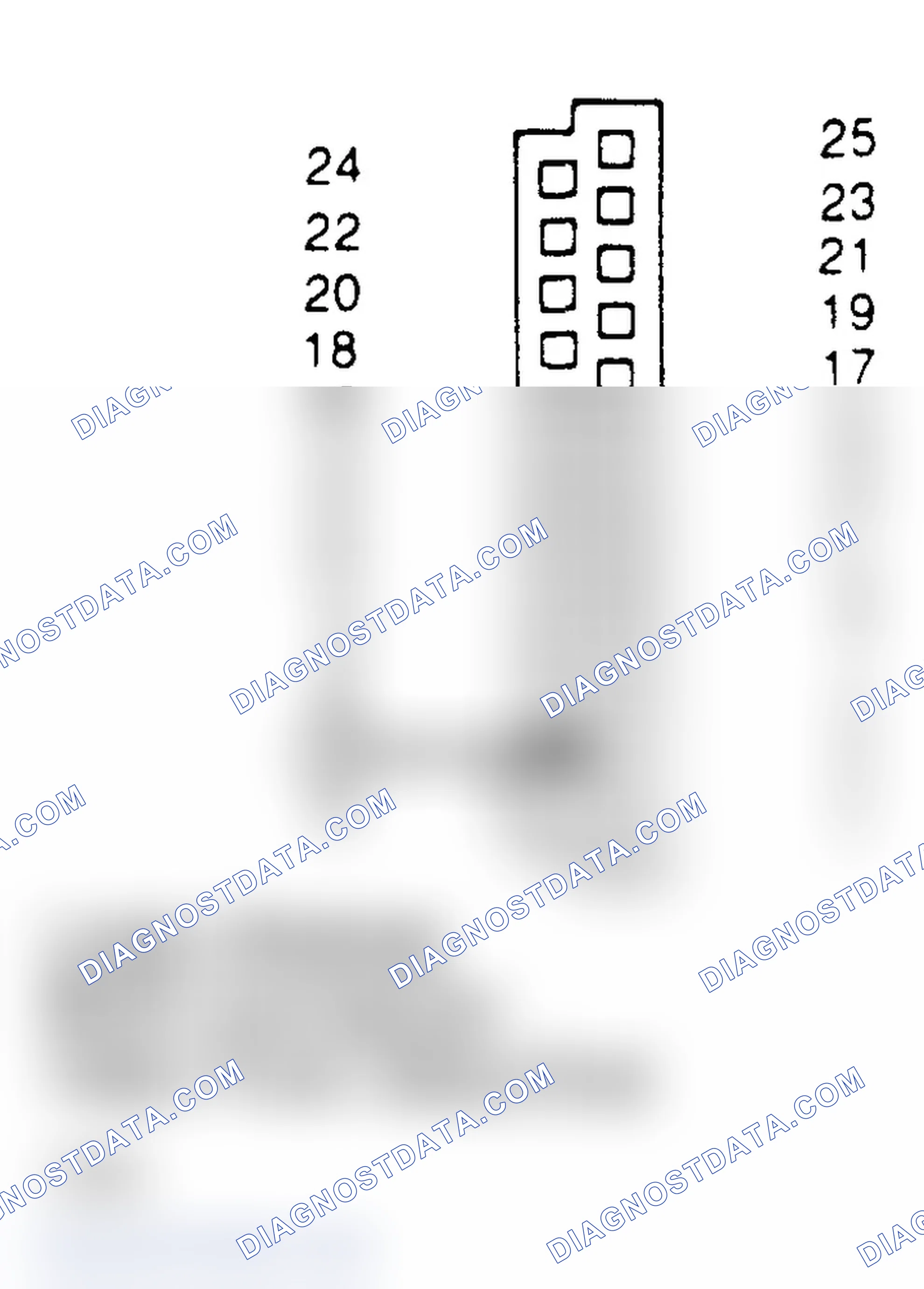 Scheme 153: Logic Module Blue Connector View From Wire End