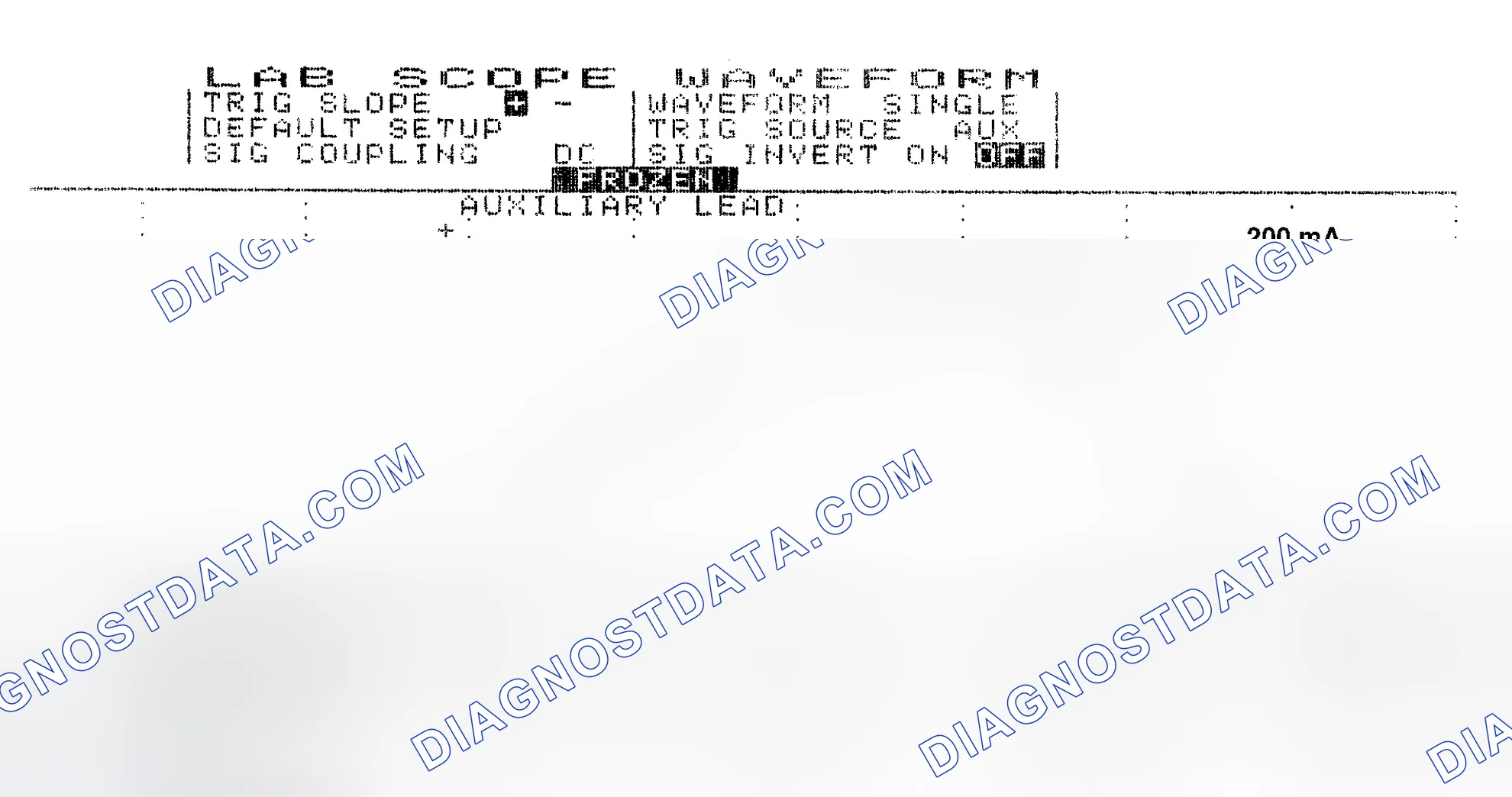 Scheme 13: Single Injector w/Normal Current Flow - Current Pattern