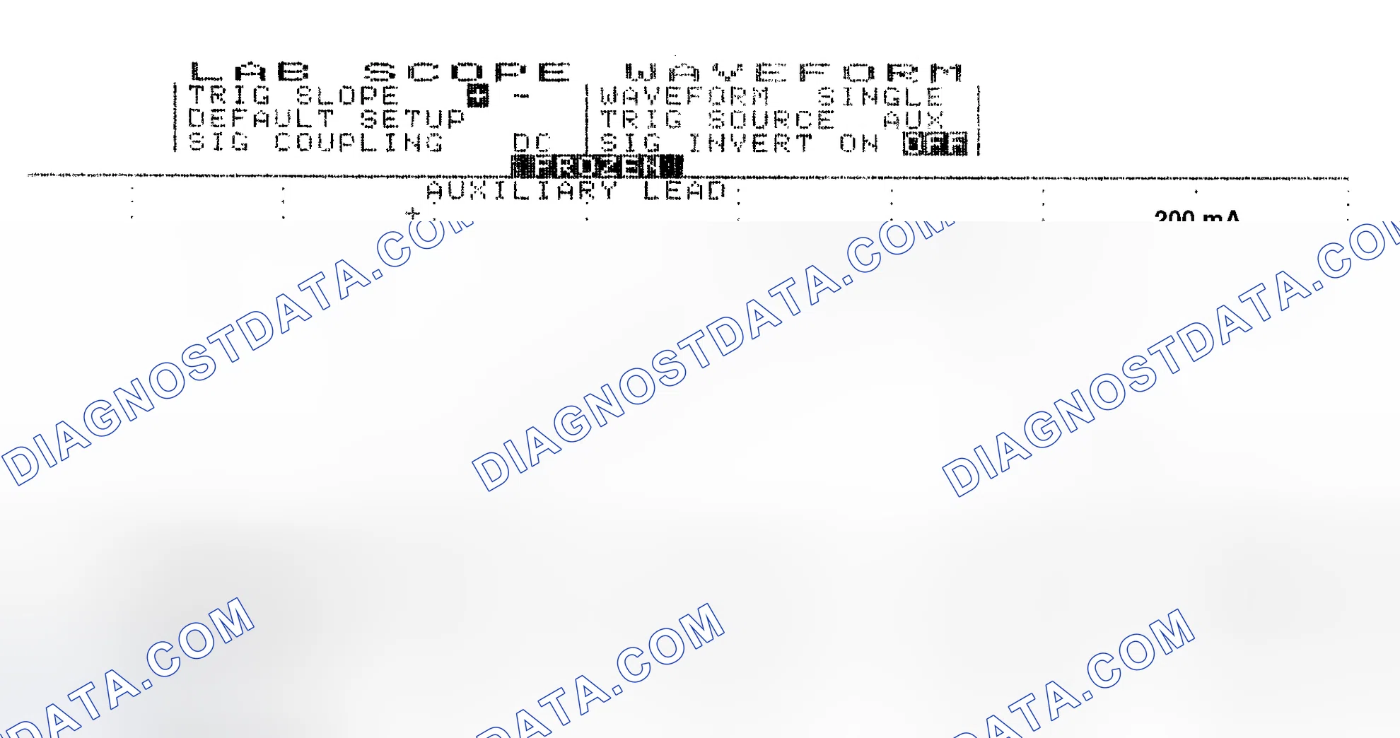 Scheme 13: Single Injector w/Normal Current Flow - Current Pattern