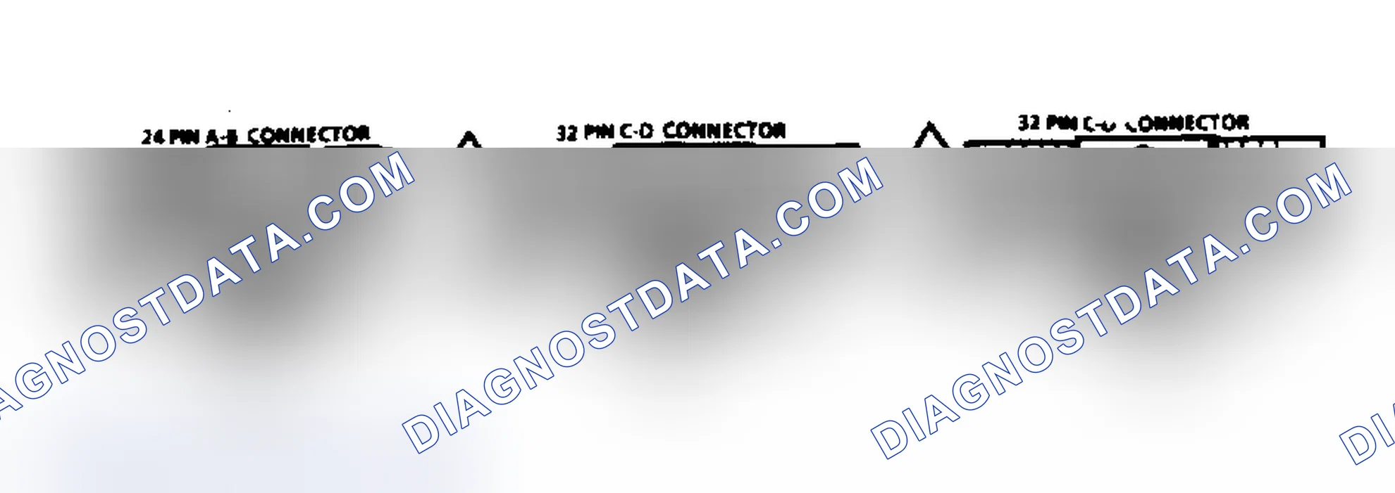 Scheme 575: 3.8L 3800 (VIN C) PFI ECM Terminal I.D. (1 Of 4)