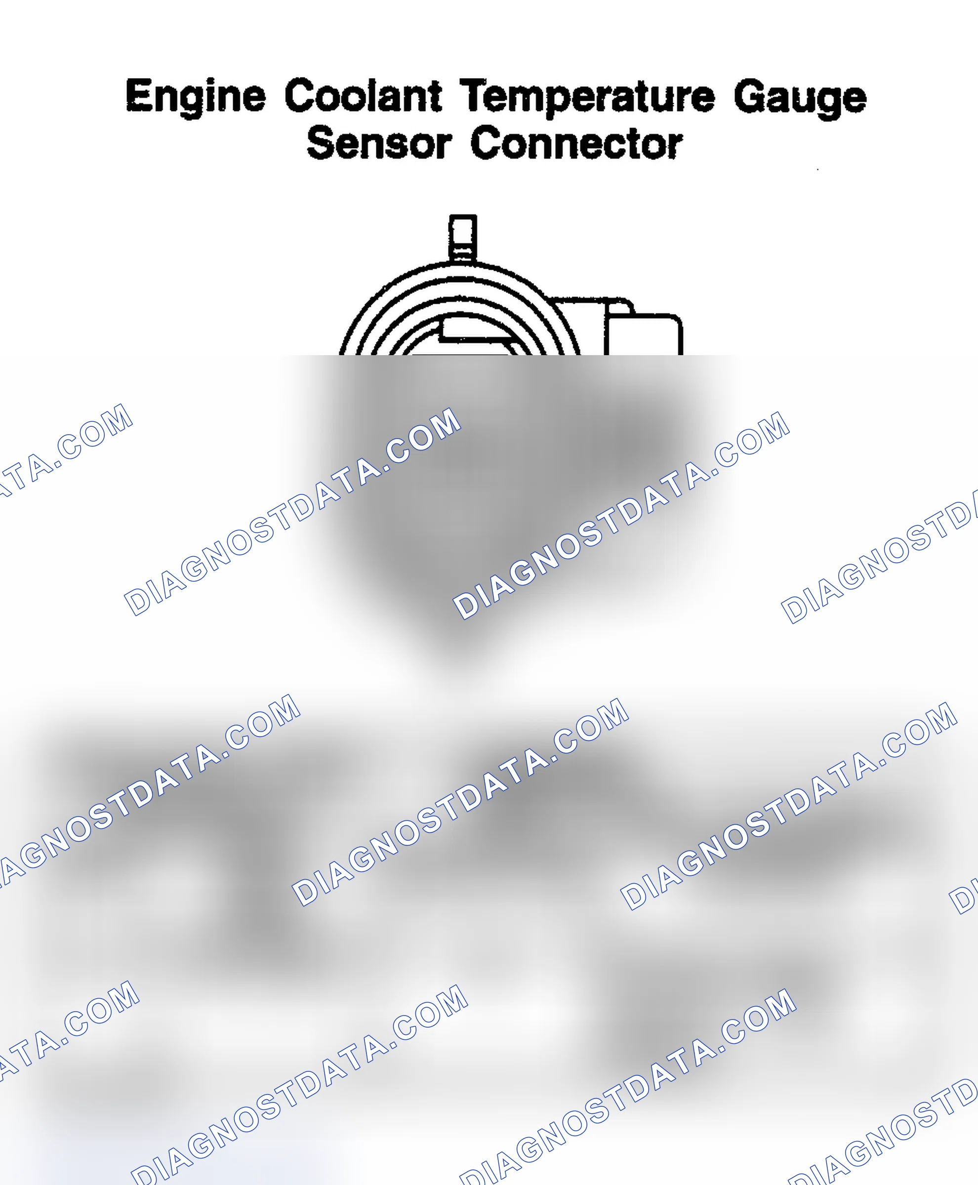 Scheme 146: ENGINE COOLANT TEMPERATURE GAUGE SENSOR
