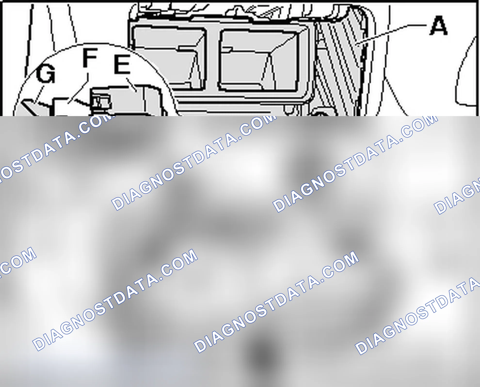 Scheme 115: REAR A/C DISPLAY CONTROL HEAD -E265
