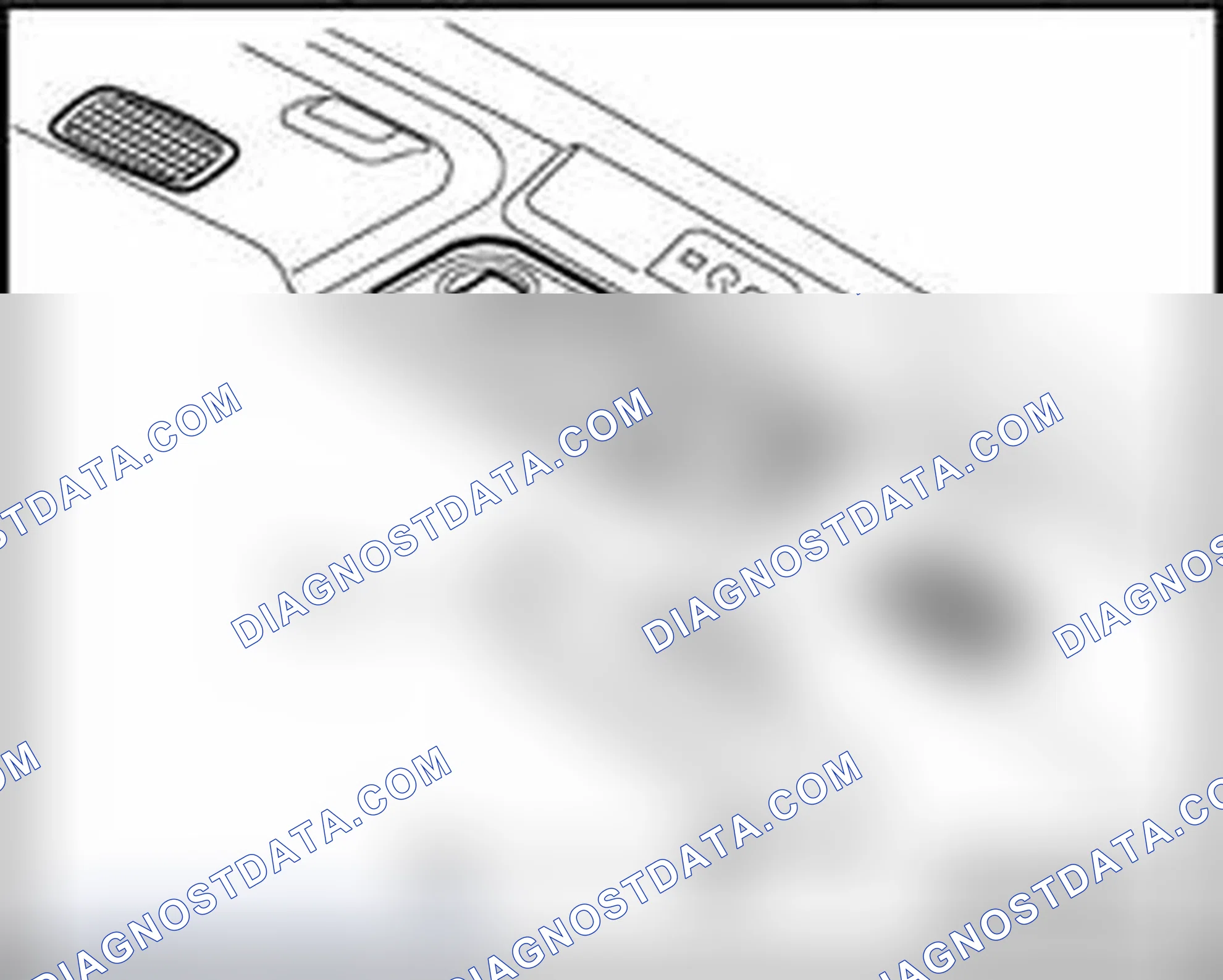 Scheme 190: Center sun visor, removing and installing