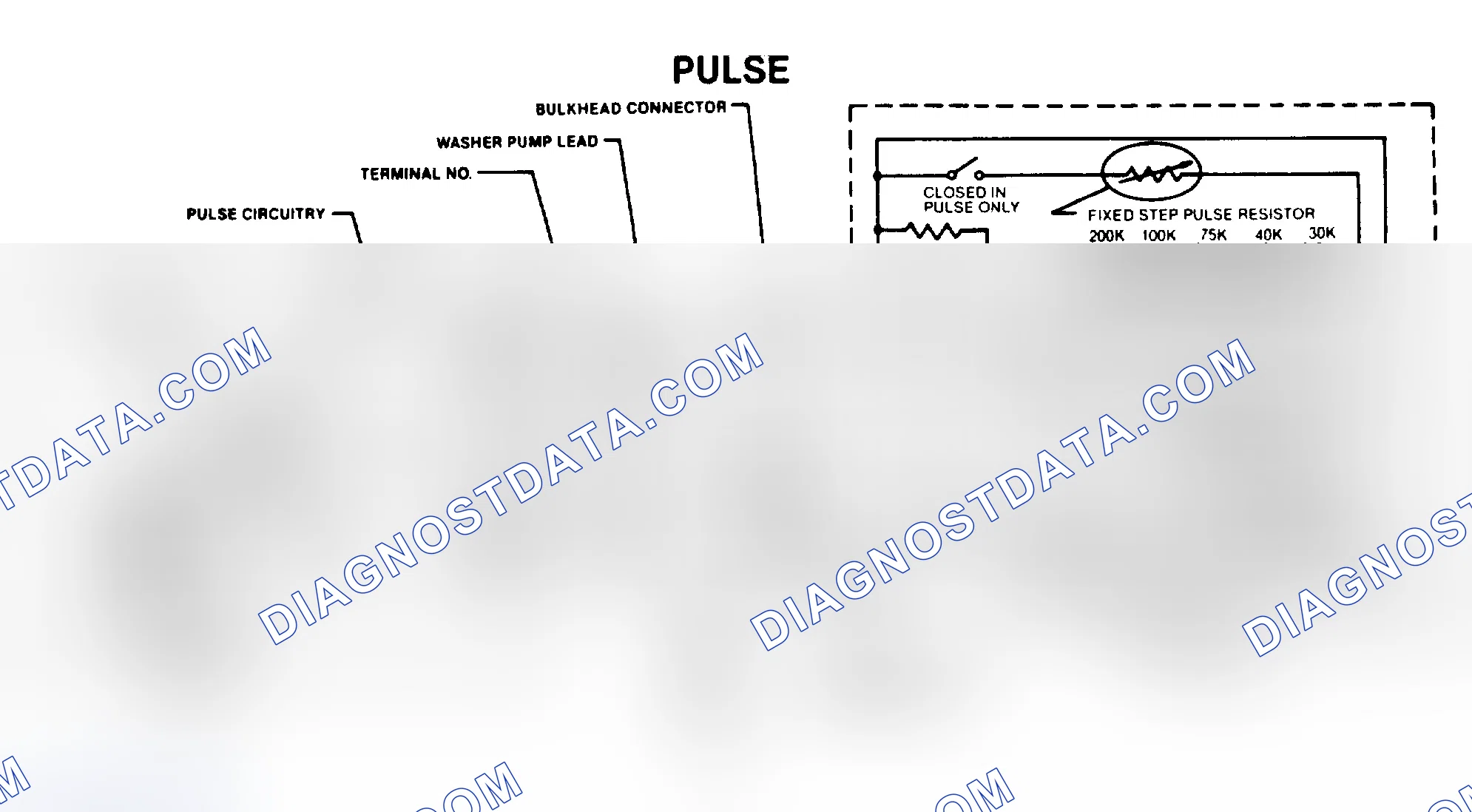 Scheme 2: WIPER WASHER SWITCH CIRCUIT DIAGRAMS