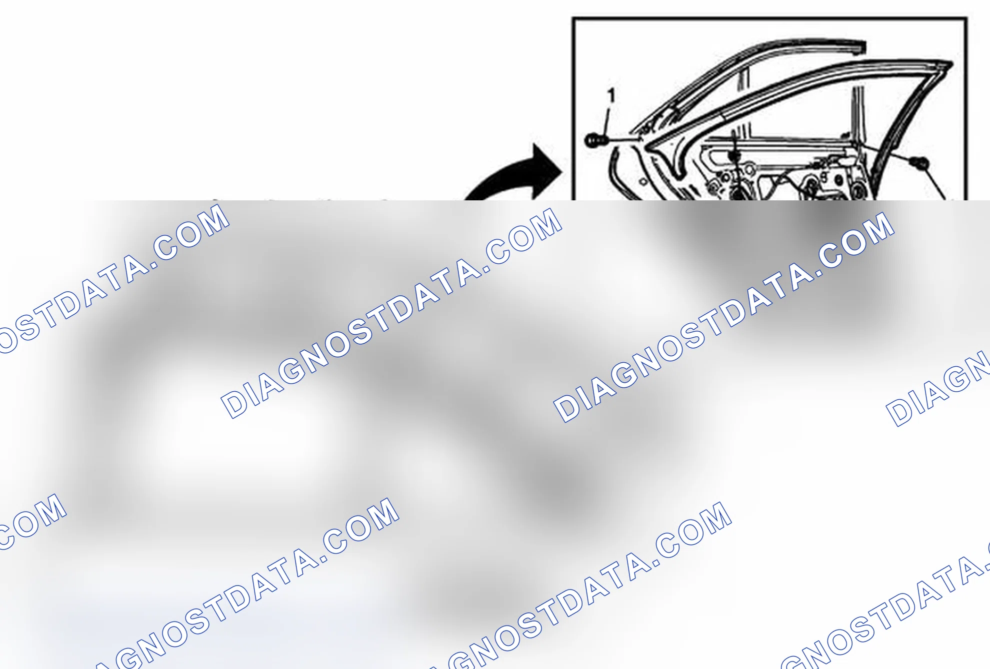 Scheme 15: Rear Side Door Window Upper Reveal Molding Replacement