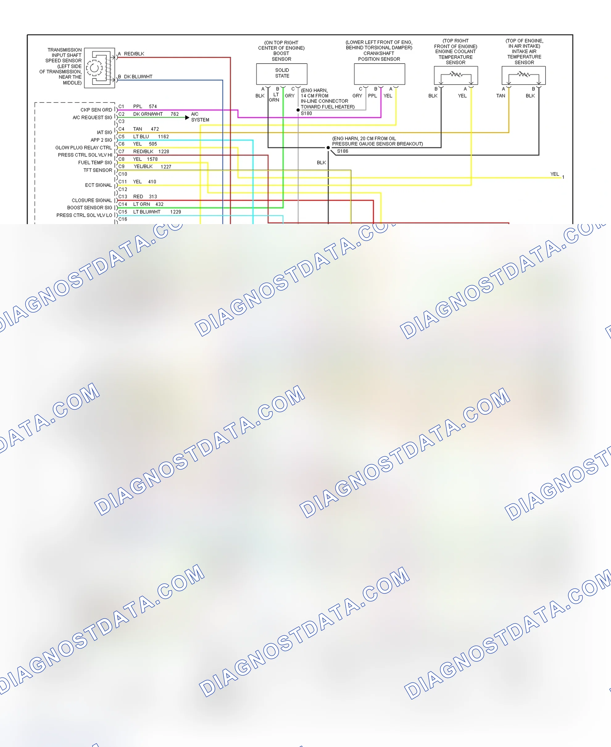 Scheme 102: PCM Wiring Diagram (Forward Control - Motorhome Chassis - 6.5L - 1 Of 4)