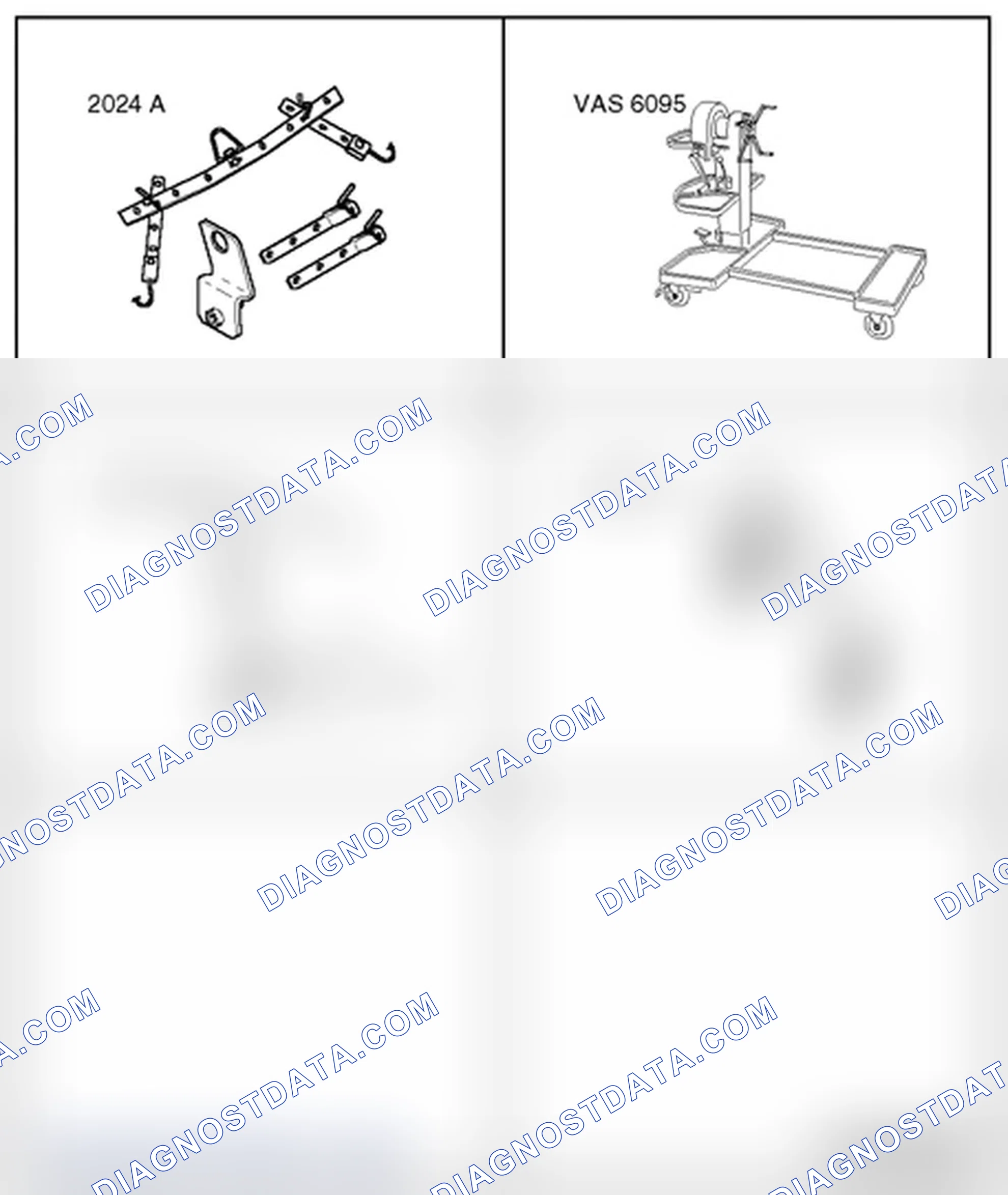 Scheme 85: Engine, Securing to Engine and Transmission Holder