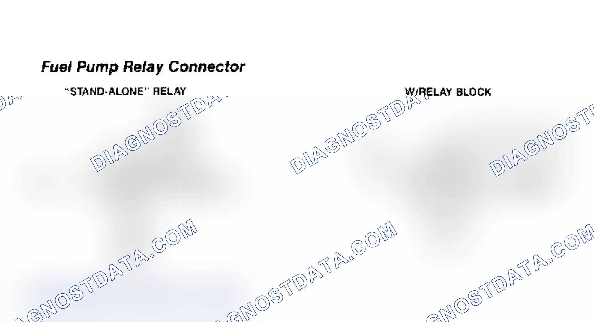 Scheme 90: Fuel Pump Relay Connector