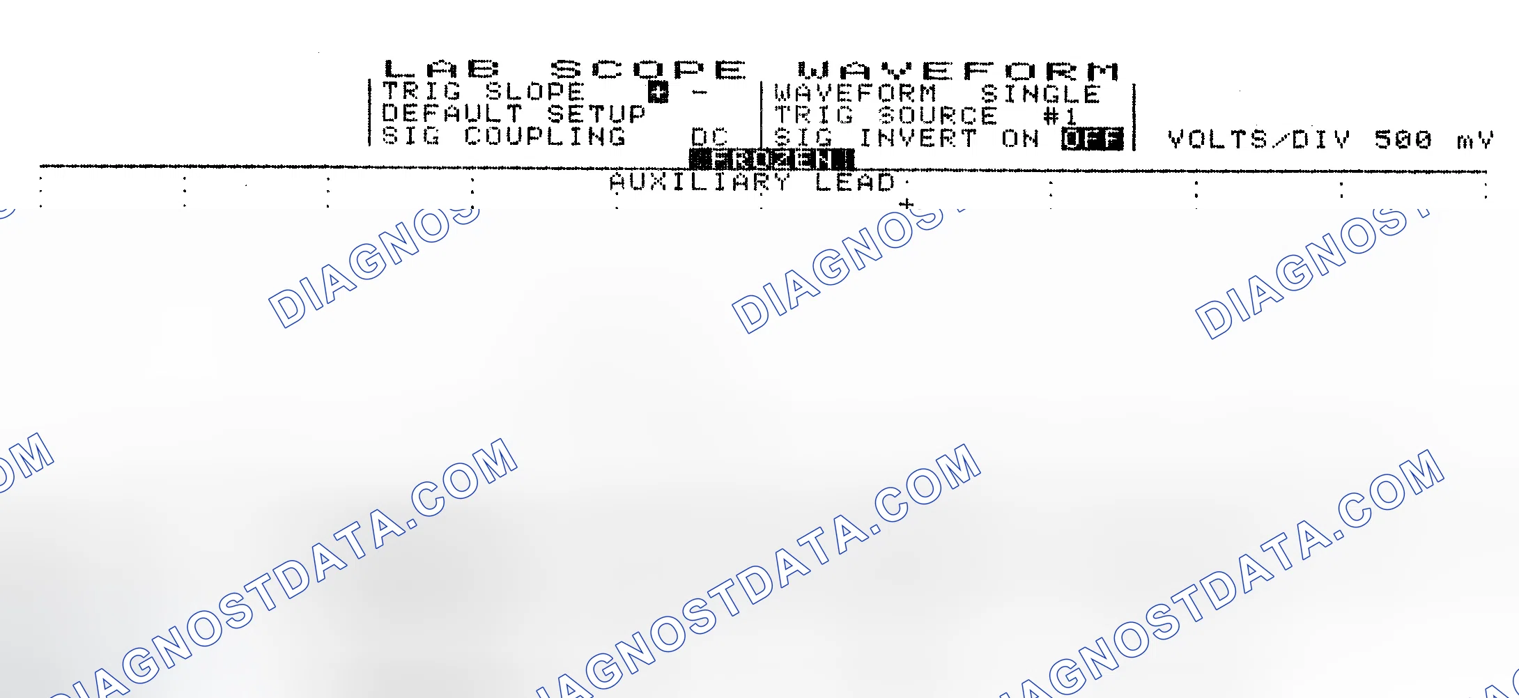 Scheme 10: Single Injector w/Excessive Current Flow - Current Pattern