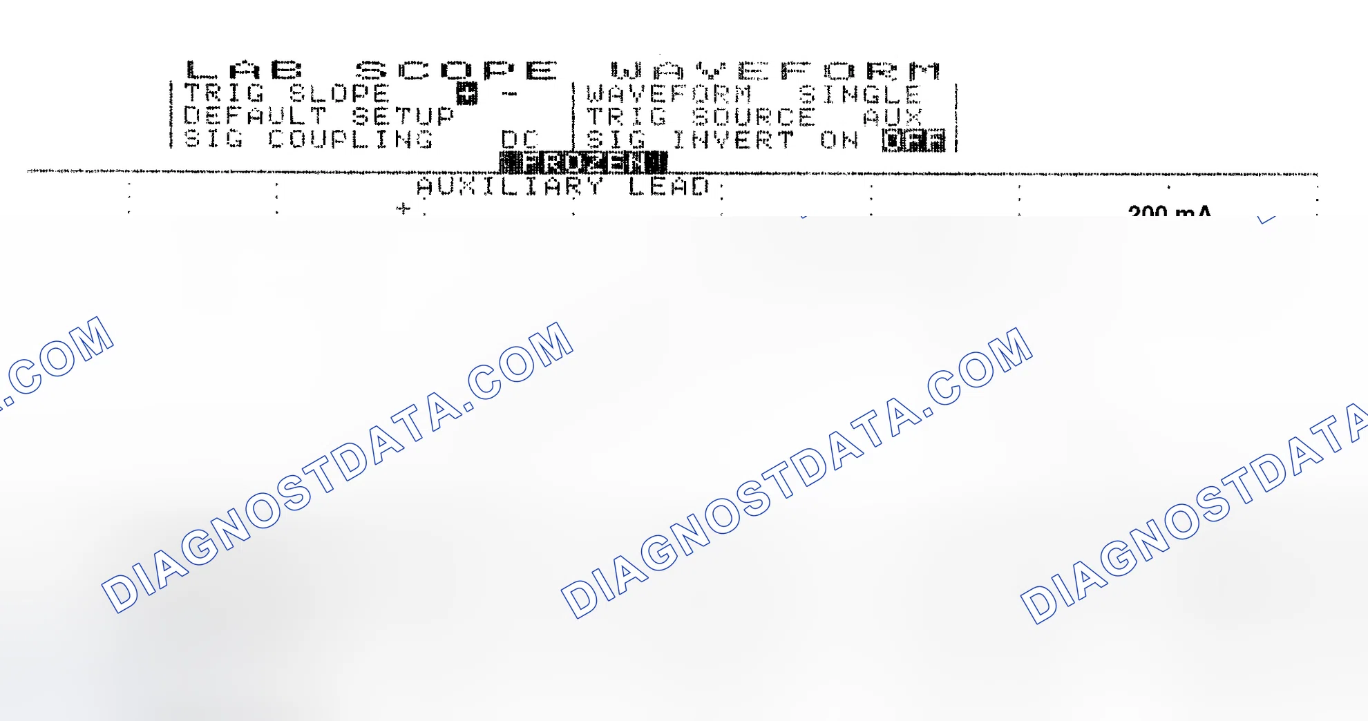 Scheme 13: Single Injector w/Normal Current Flow - Current Pattern
