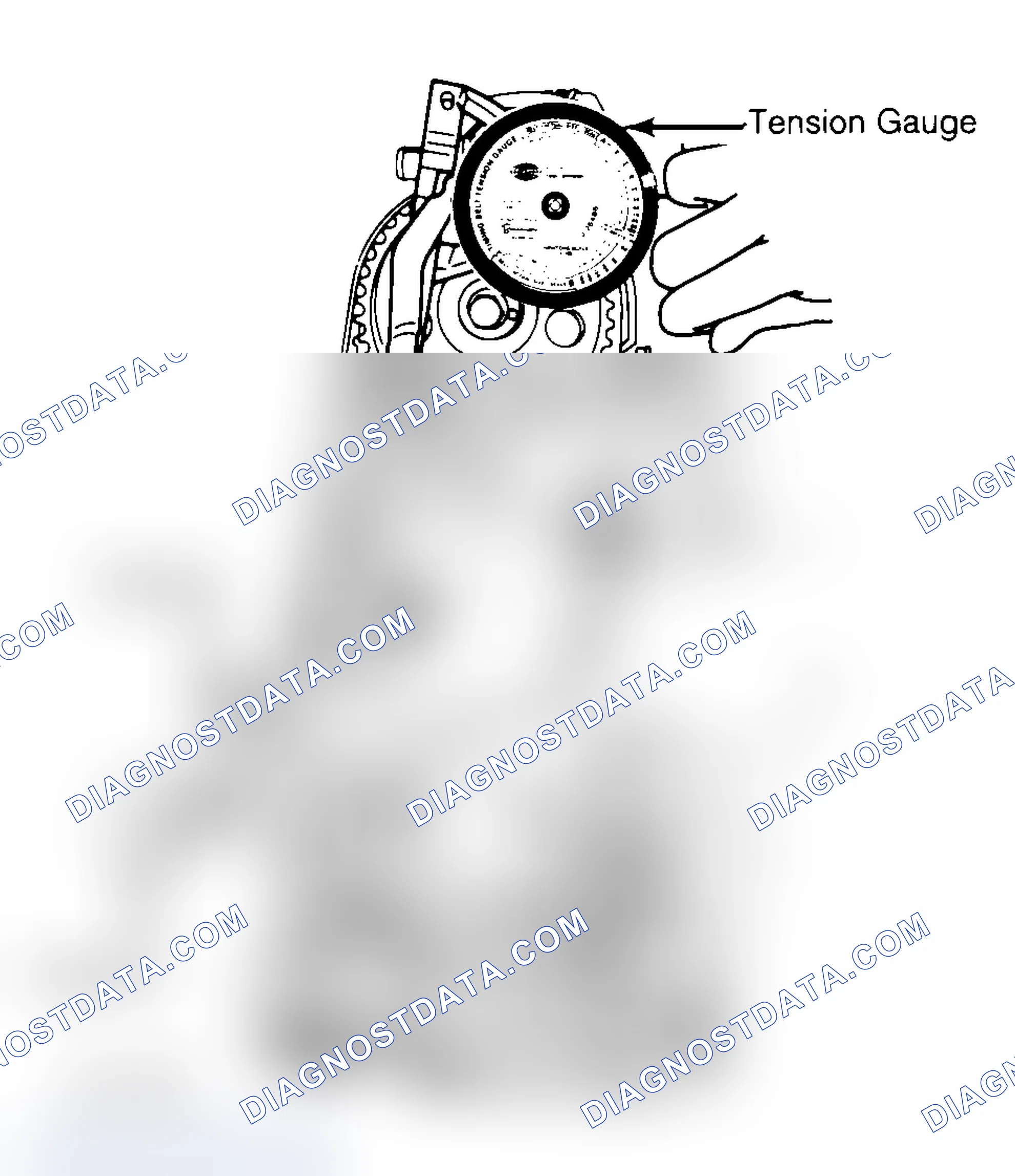 Scheme 28: Adjusting Typical Timing Belt Tension