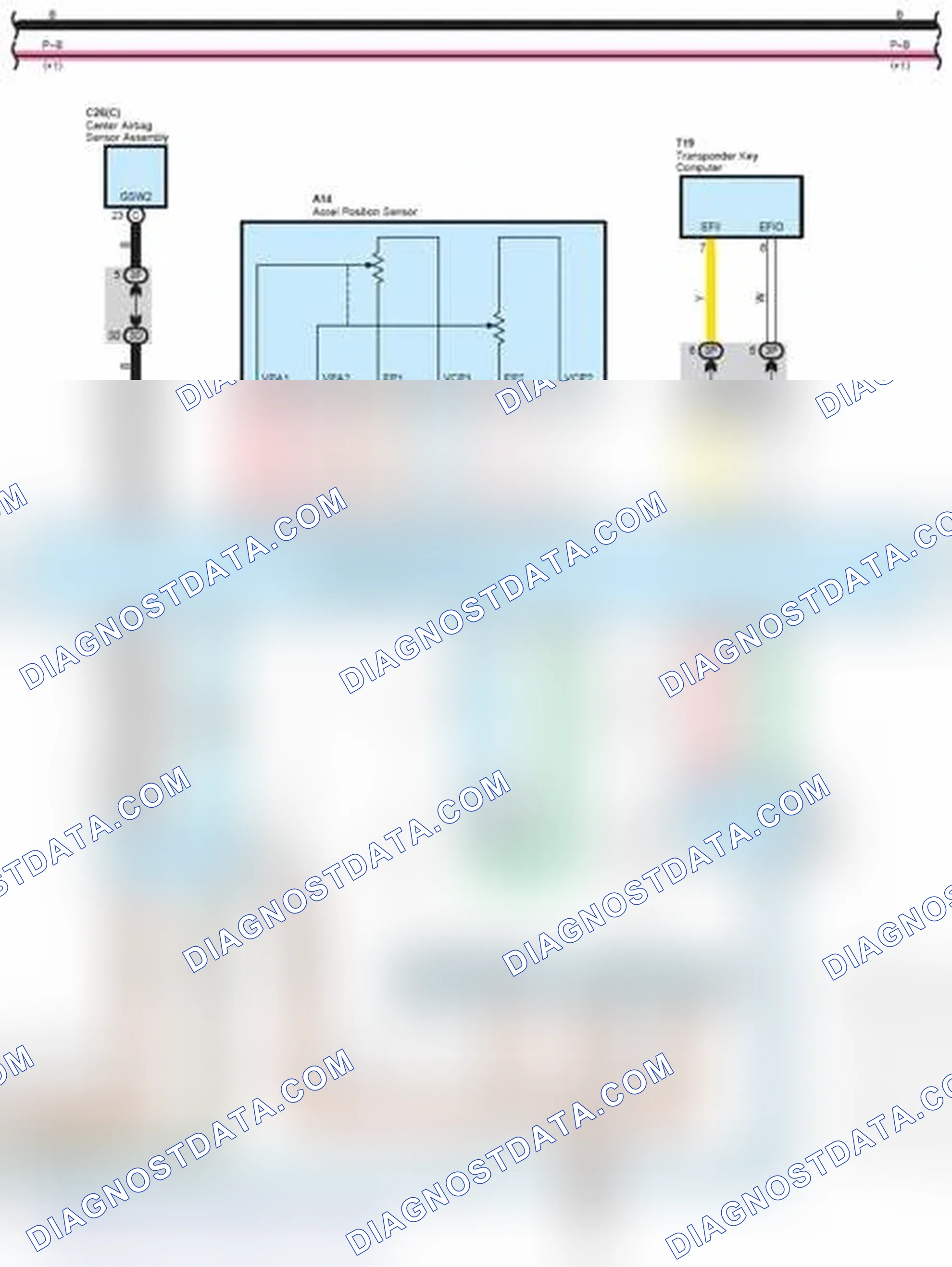 Scheme 53: Engine Control System Wiring Diagram (9 Of 12)