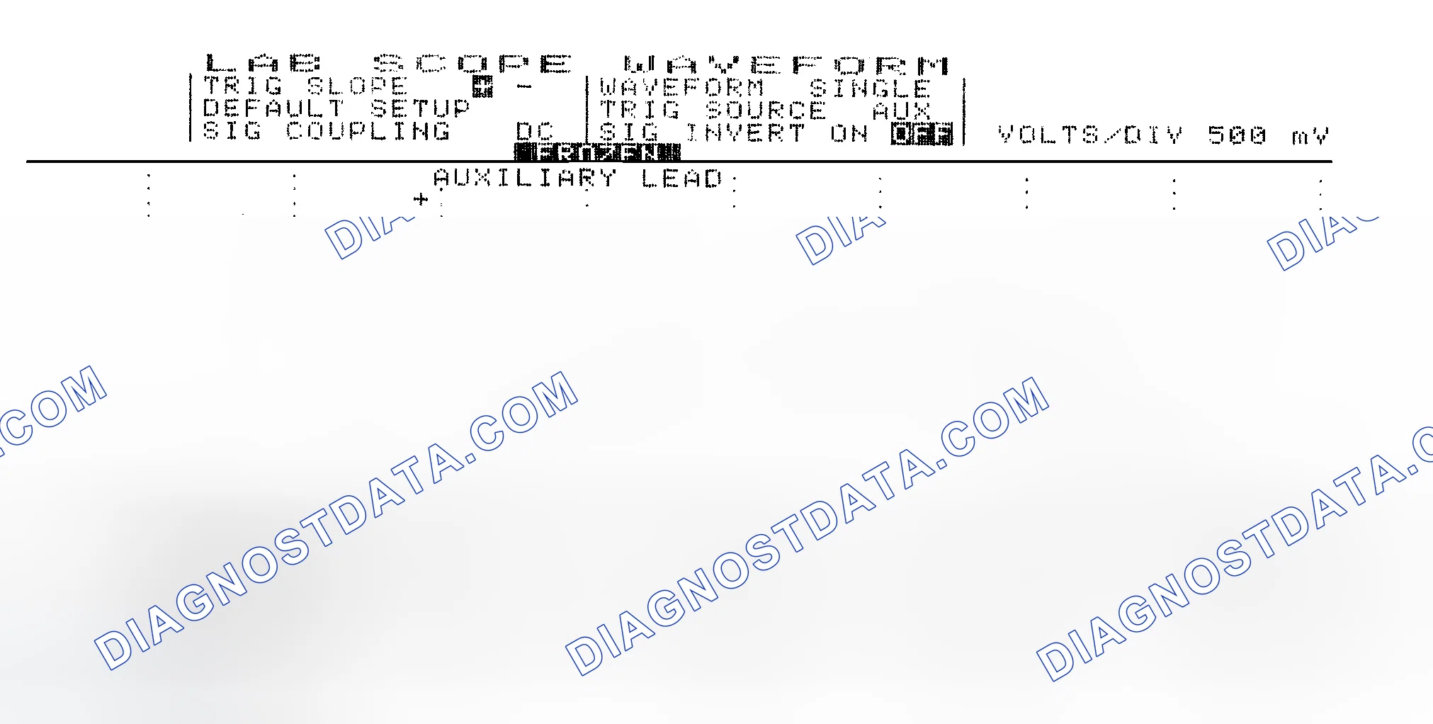 Scheme 14: Single Injector w/Excessive Current Flow - Current Pattern