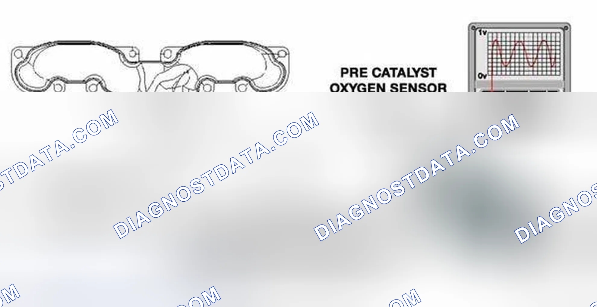 Scheme 763: Identifying Exhaust Manifold With Pre-Cat Oxygen Sensor & Pre-Cat